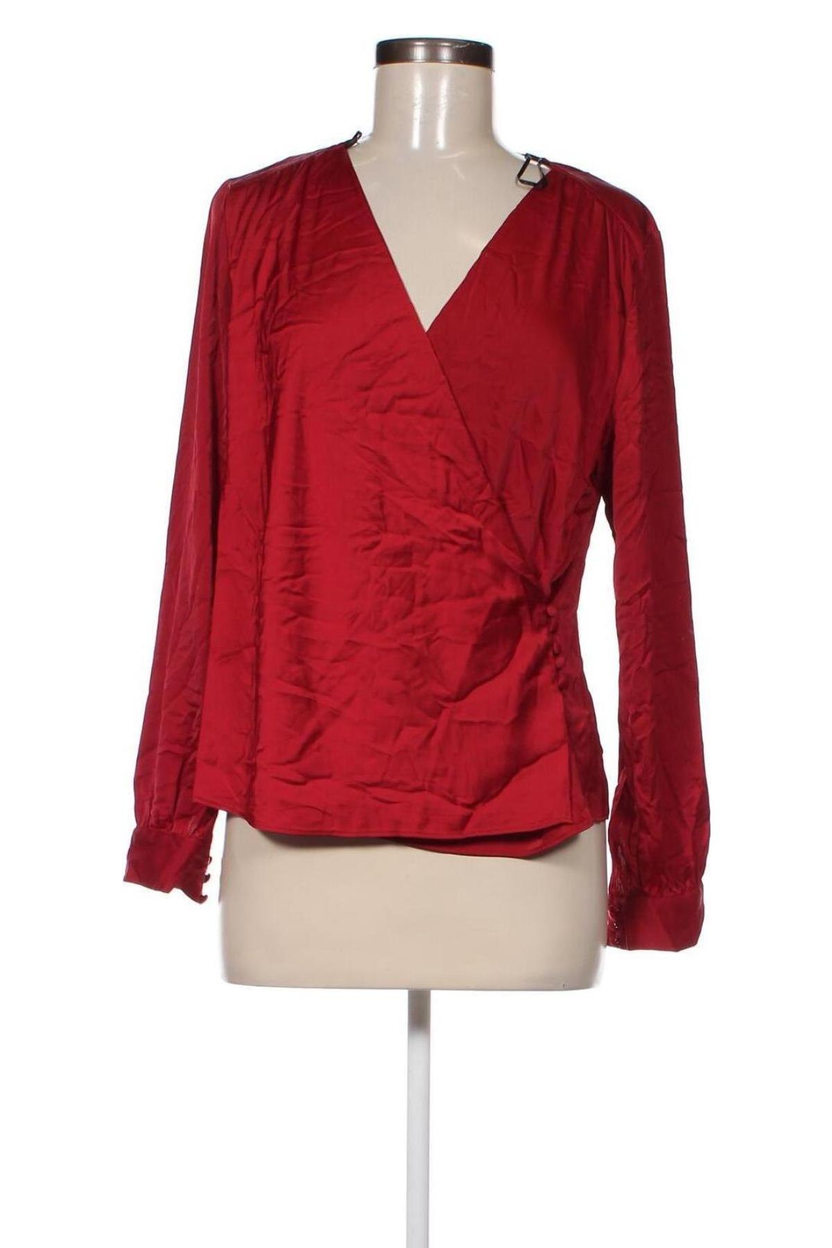 Damen Shirt H&M, Größe L, Farbe Rot, Preis 3,99 €