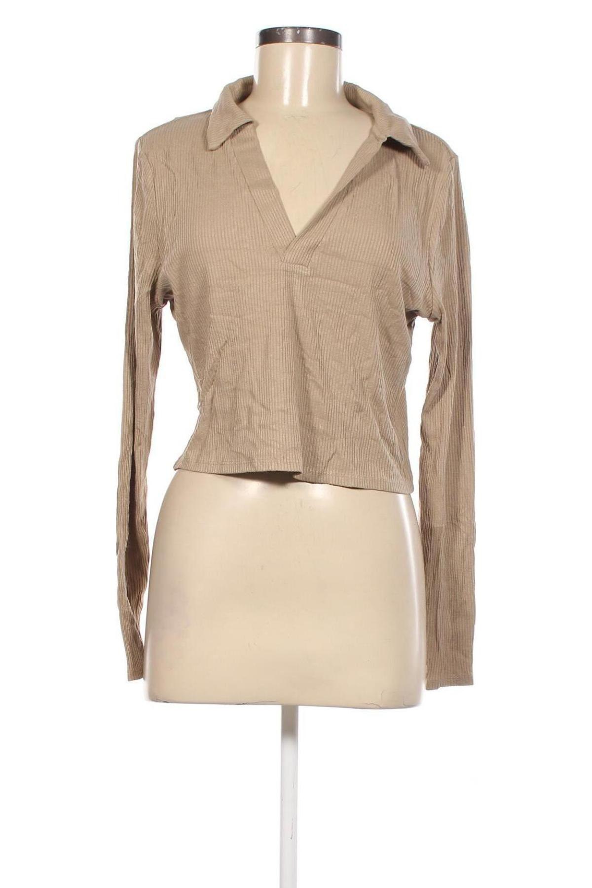 Damen Shirt H&M, Größe L, Farbe Beige, Preis € 3,99