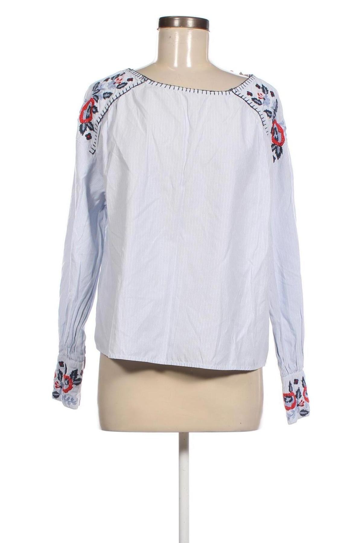 Γυναικεία μπλούζα H&M L.O.G.G., Μέγεθος L, Χρώμα Μπλέ, Τιμή 4,80 €