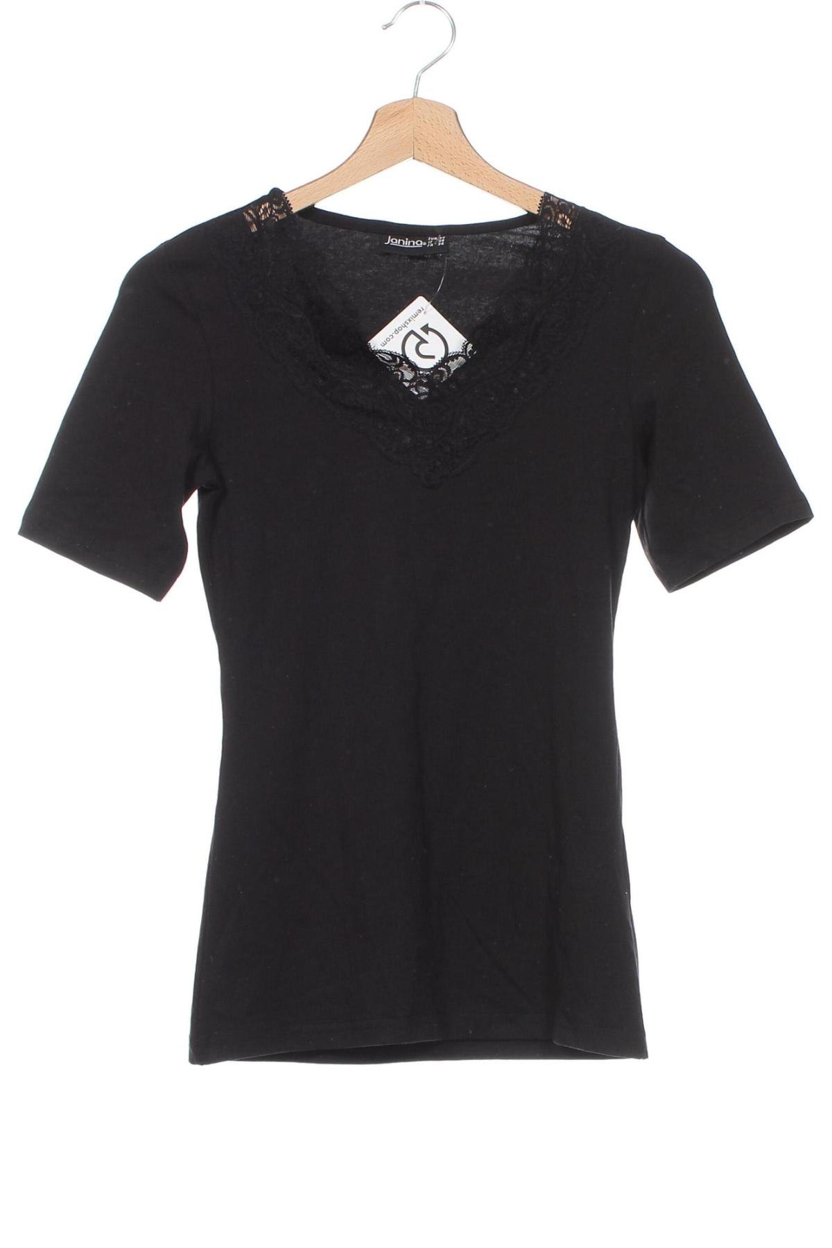Дамска блуза Janina, Размер XS, Цвят Черен, Цена 9,38 лв.