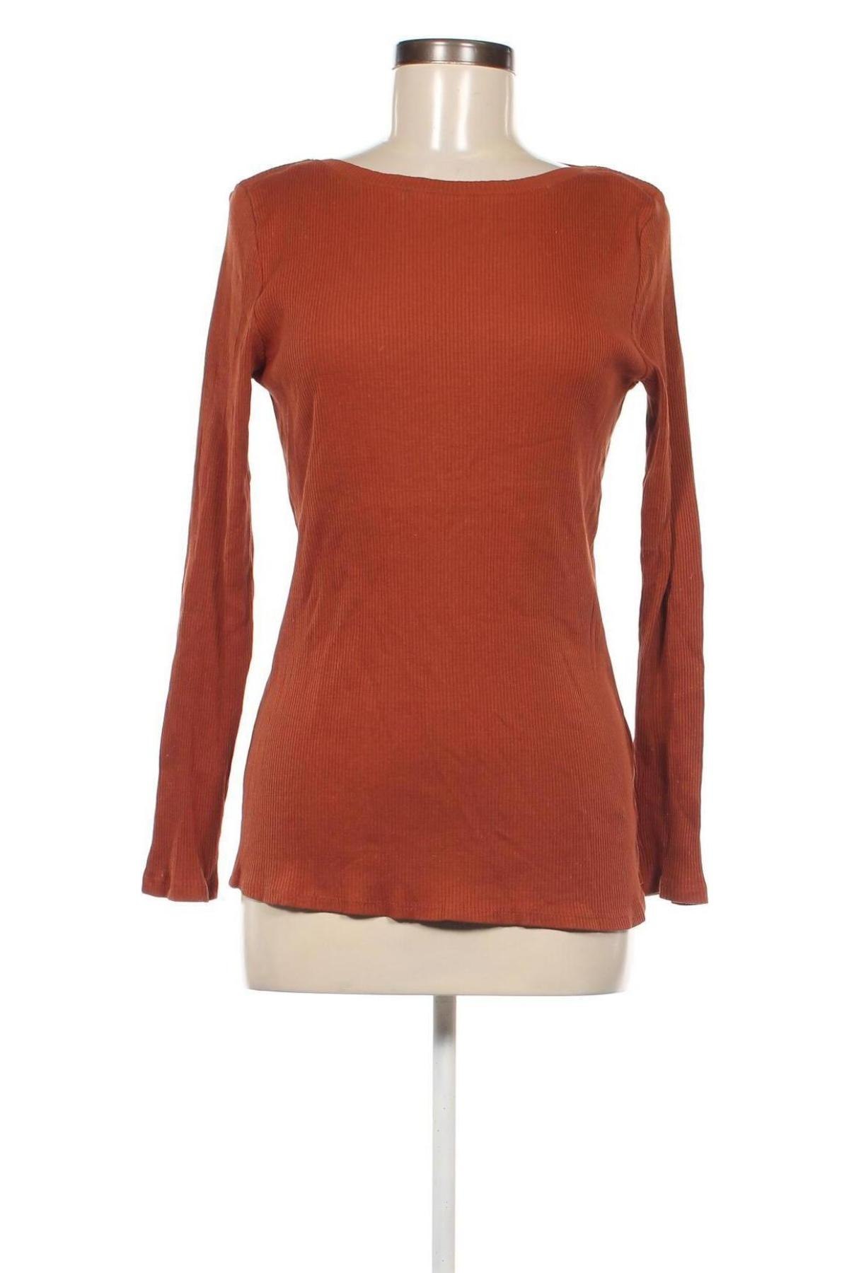 Damen Shirt Jean Pascale, Größe L, Farbe Orange, Preis 4,99 €