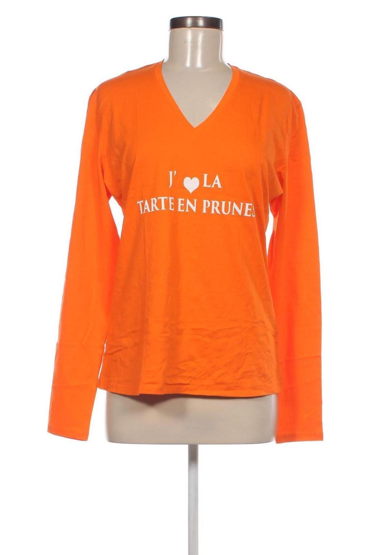 Damen Shirt Kariban, Größe XL, Farbe Orange, Preis 4,49 €