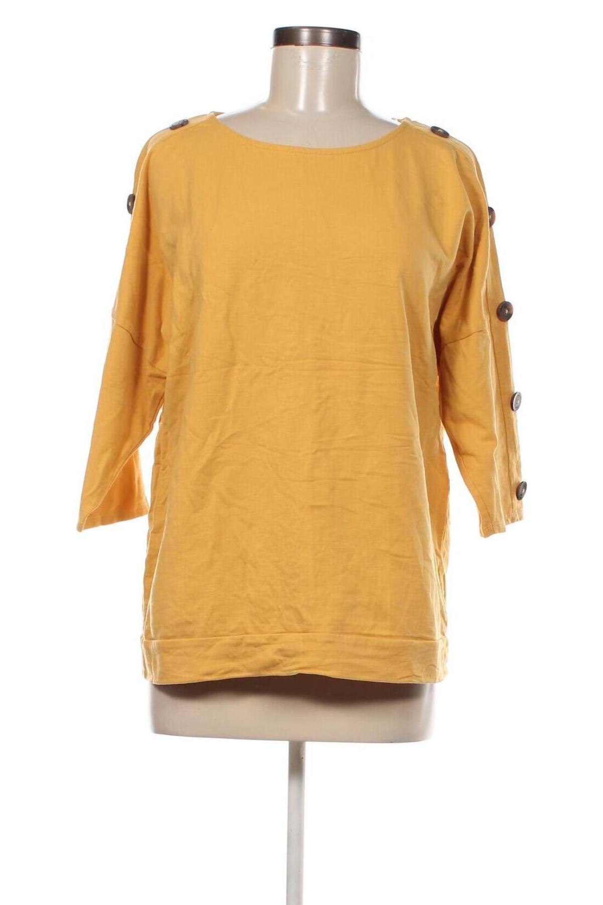 Damen Shirt Laura Torelli, Größe M, Farbe Gelb, Preis 3,99 €