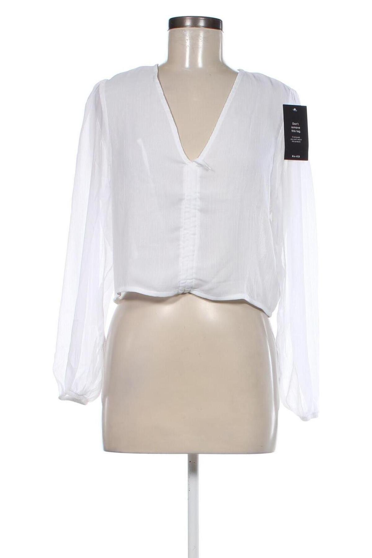 Damen Shirt NA-KD, Größe XS, Farbe Weiß, Preis € 4,99