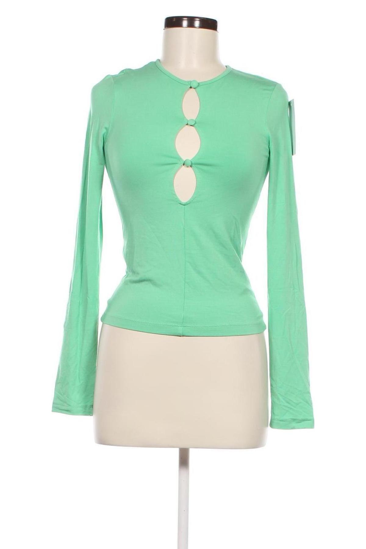 Damen Shirt NA-KD, Größe S, Farbe Grün, Preis 11,99 €