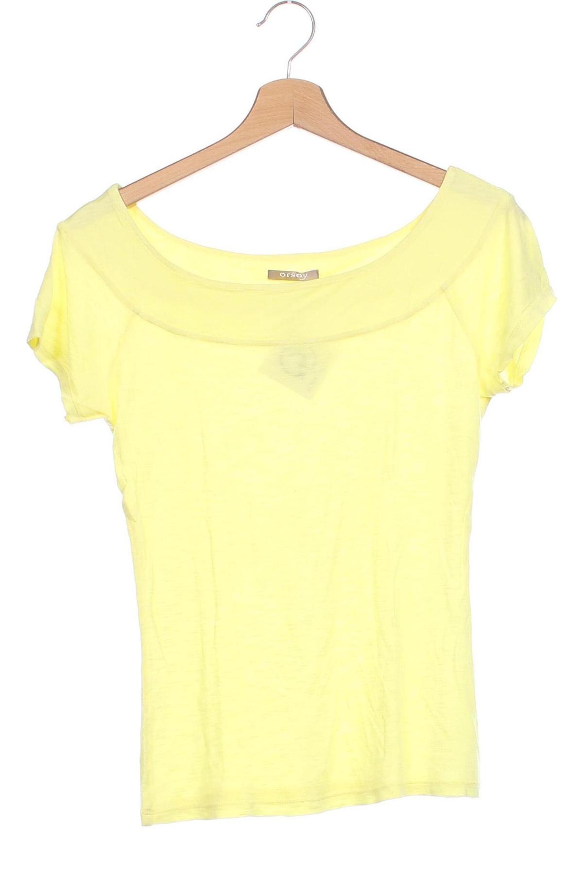 Damen Shirt Orsay, Größe XS, Farbe Gelb, Preis € 5,05