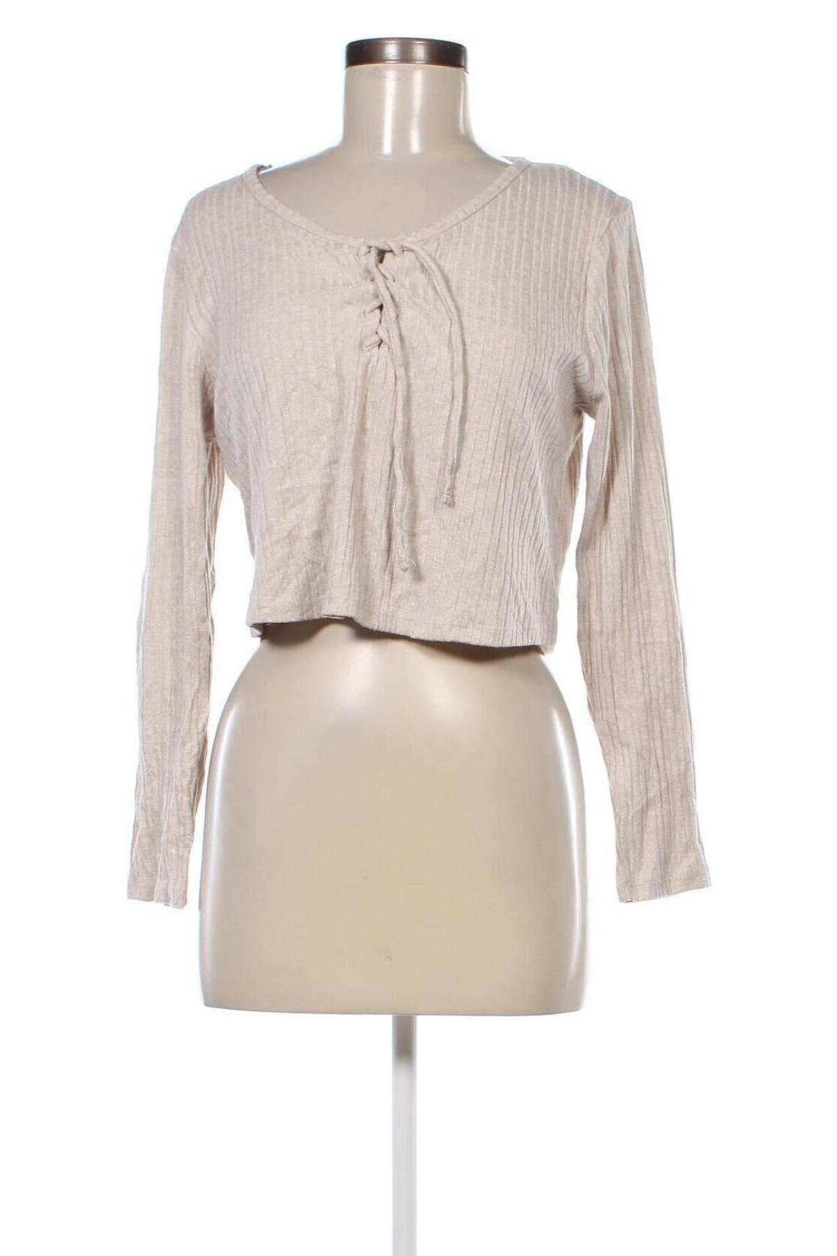 Damen Shirt Primark, Größe L, Farbe Beige, Preis 3,99 €