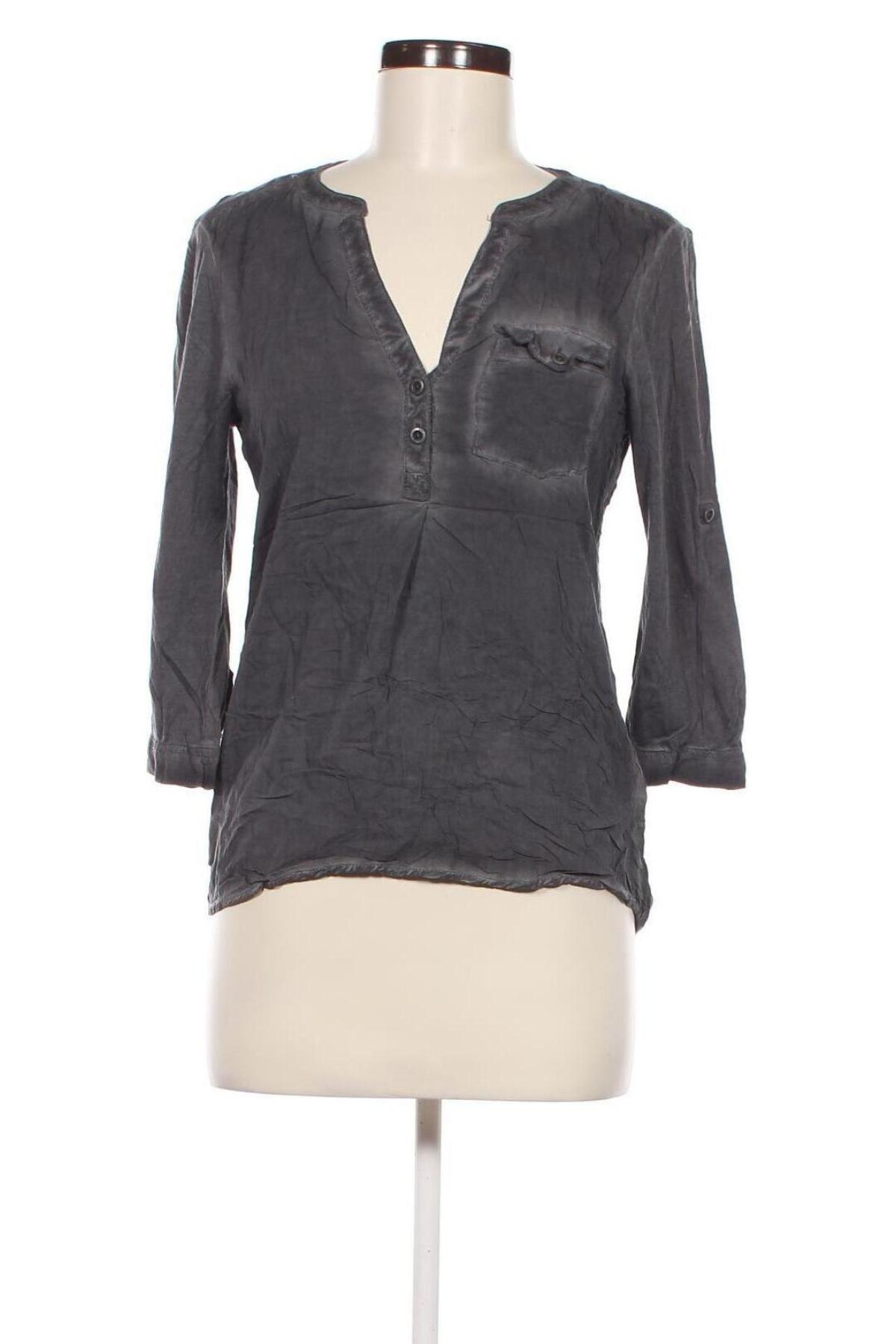 Damen Shirt Q/S by S.Oliver, Größe XXS, Farbe Grau, Preis € 3,99