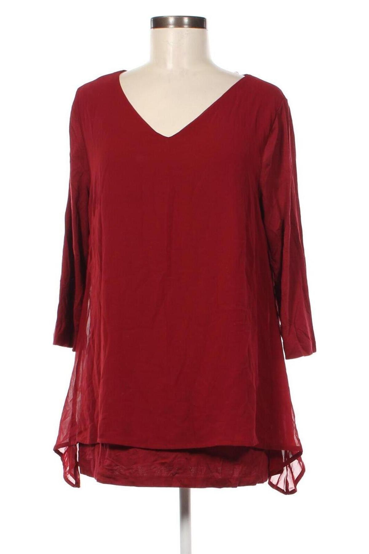 Damen Shirt Sheego, Größe M, Farbe Rot, Preis 4,49 €