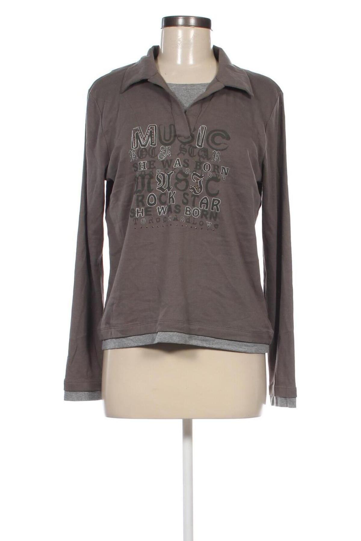 Damen Shirt Steve Ketell, Größe L, Farbe Grau, Preis € 2,99