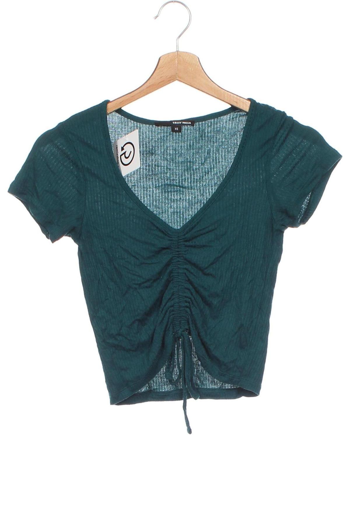 Damen Shirt Tally Weijl, Größe XS, Farbe Blau, Preis 9,72 €