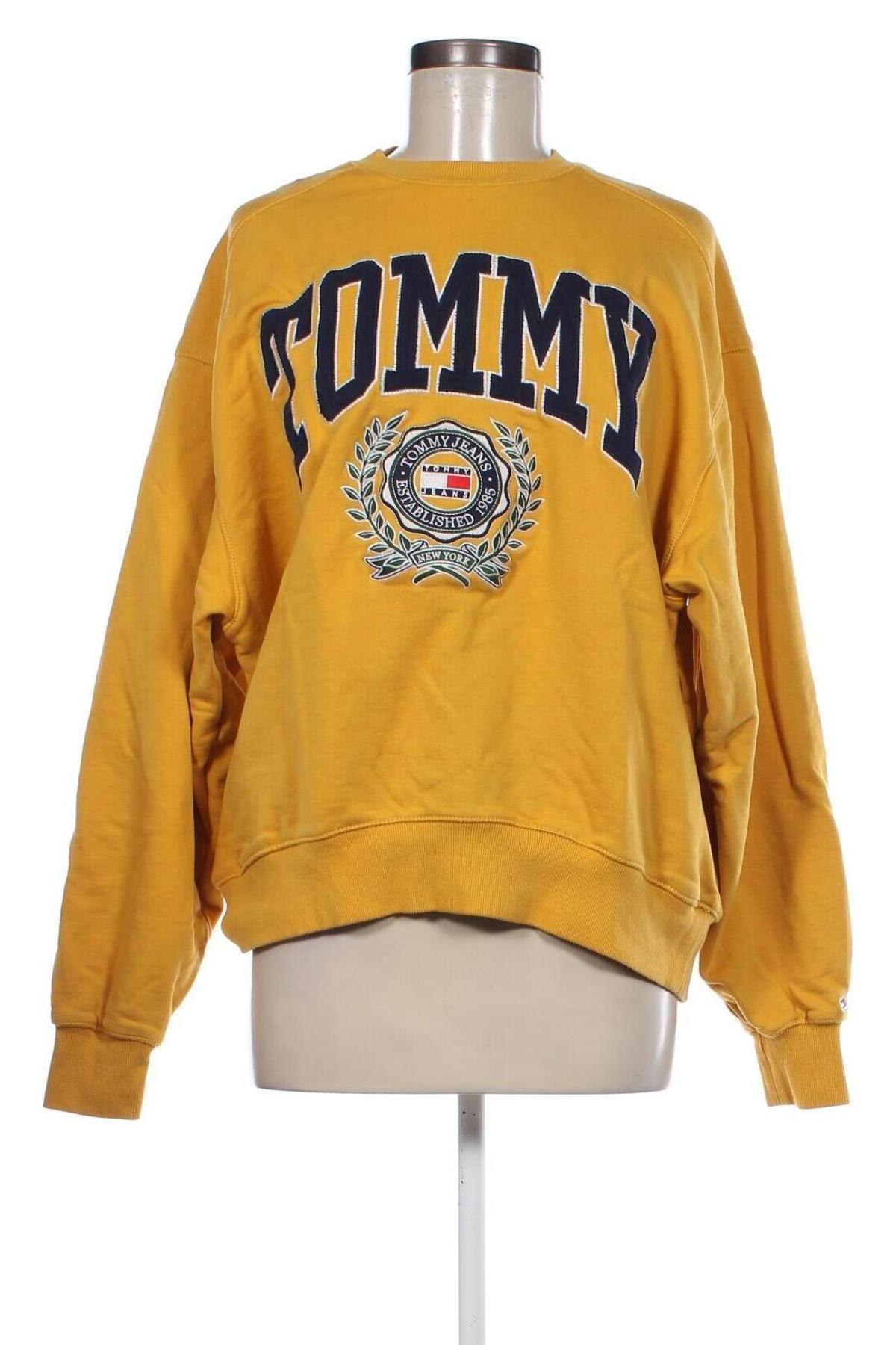 Дамска блуза Tommy Jeans, Размер L, Цвят Жълт, Цена 165,00 лв.