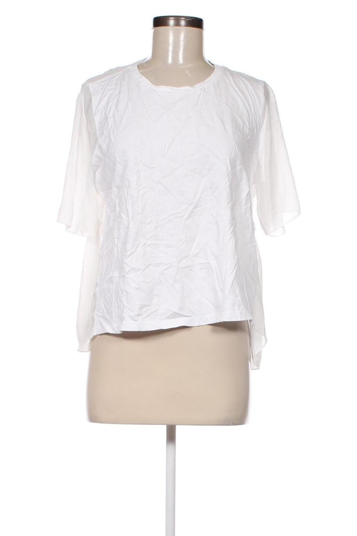 Damen Shirt Zara, Größe L, Farbe Weiß, Preis 4,49 €