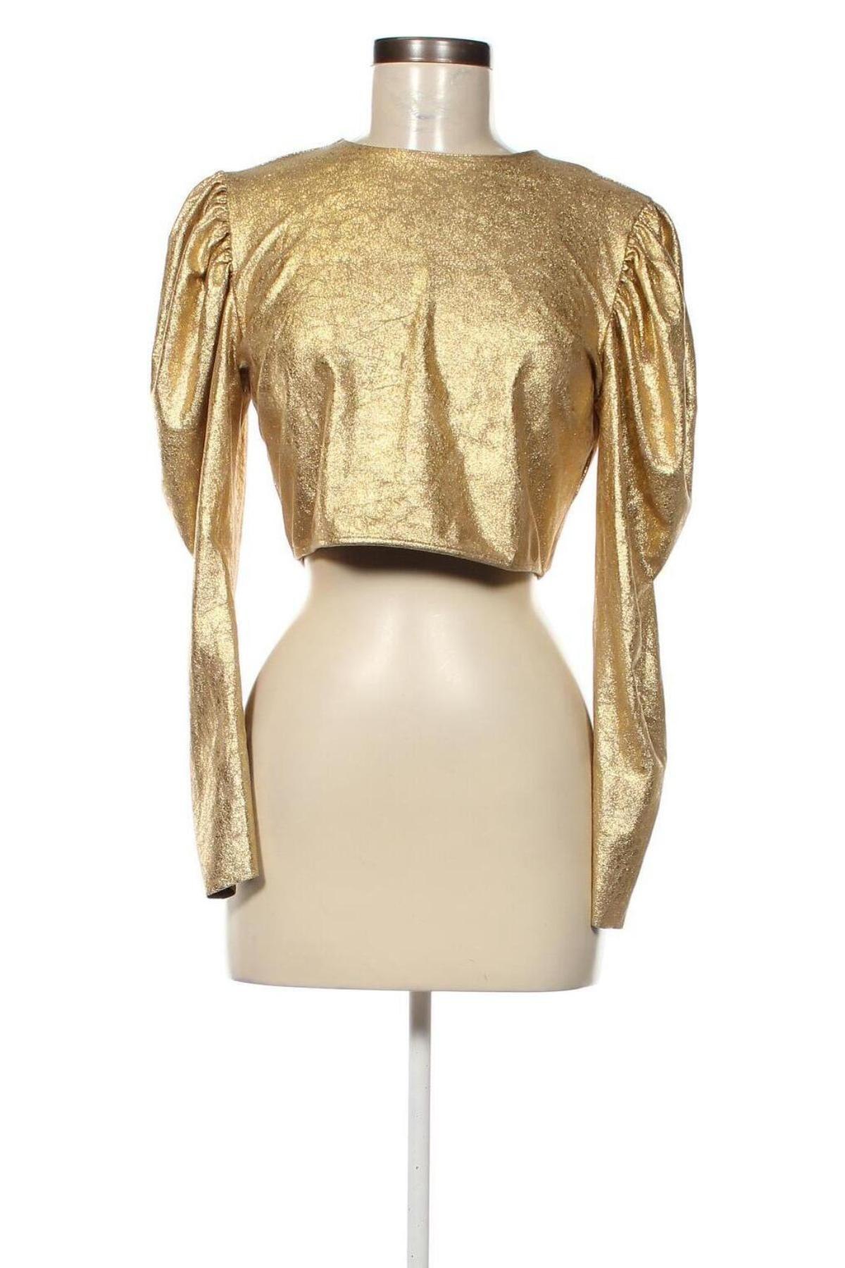 Damen Shirt Zara, Größe M, Farbe Golden, Preis € 13,84