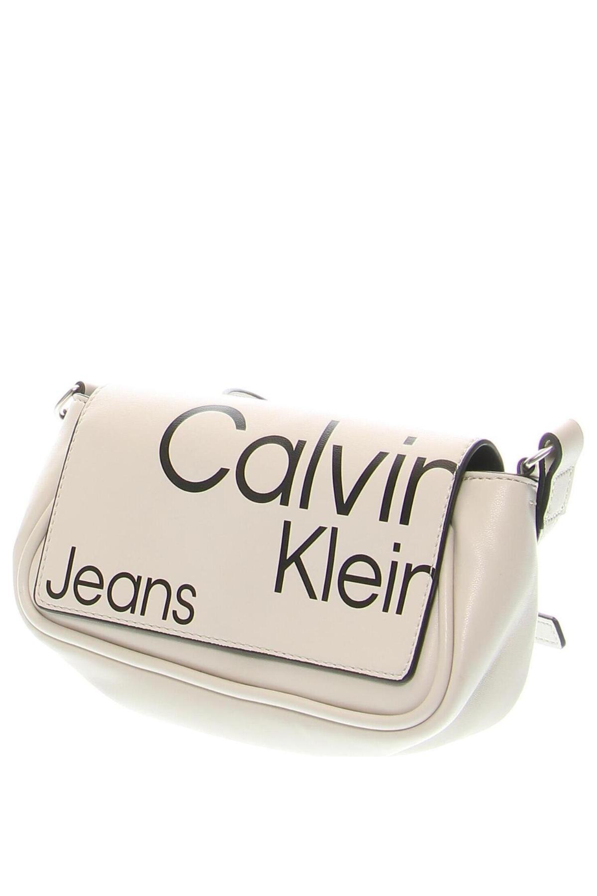 Geantă de femei Calvin Klein Jeans, Culoare Bej, Preț 493,79 Lei