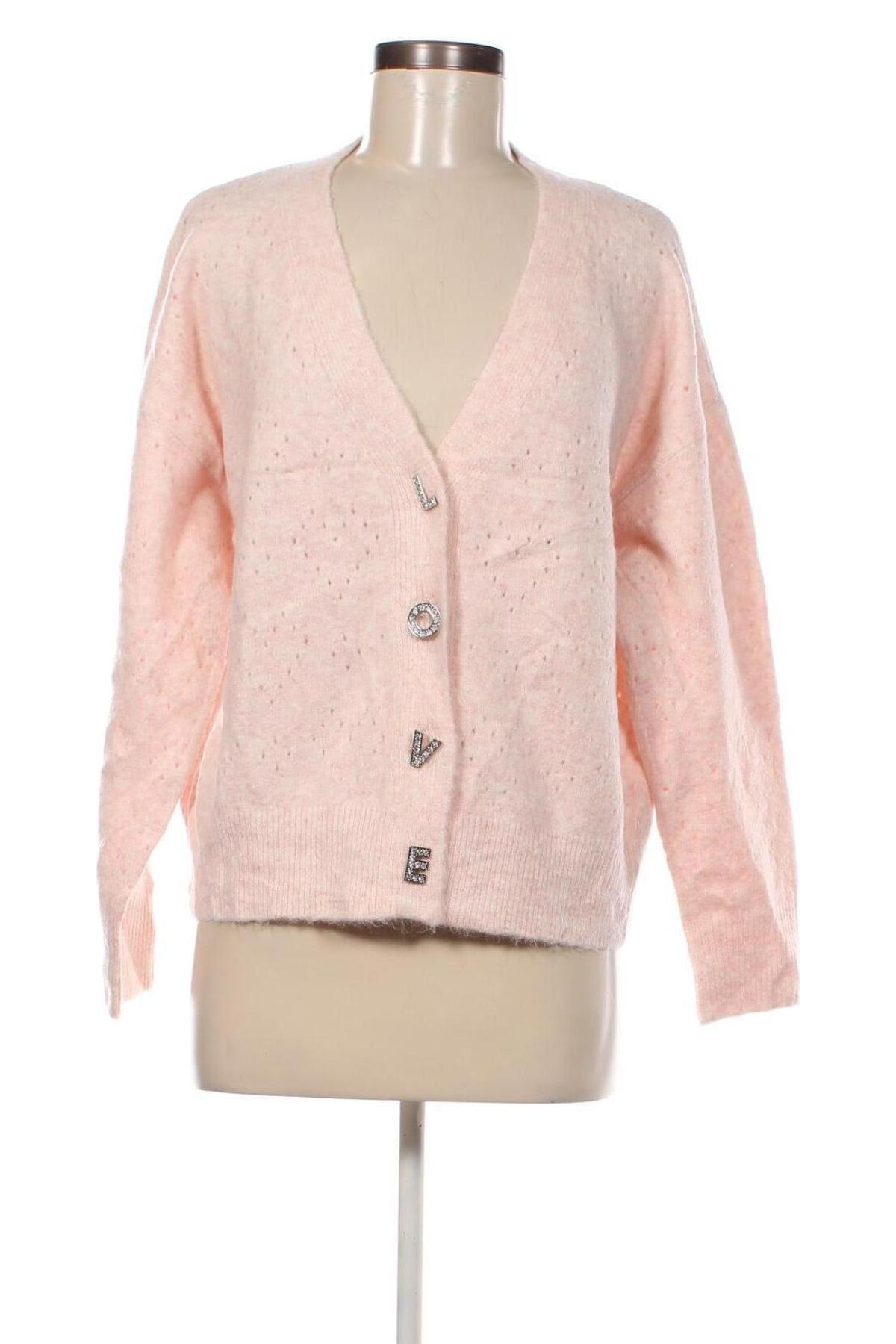 Damen Strickjacke, Größe M, Farbe Rosa, Preis 7,49 €