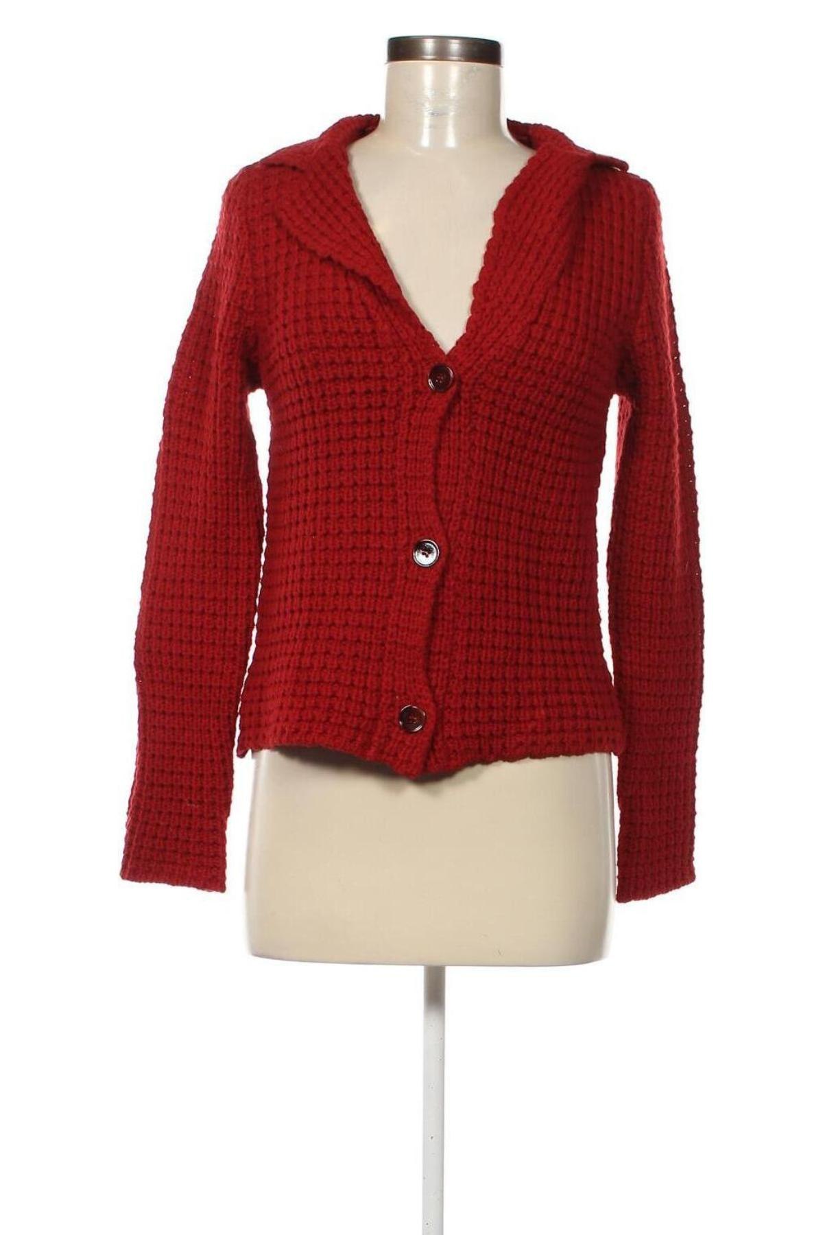 Damen Strickjacke, Größe M, Farbe Rot, Preis 20,18 €