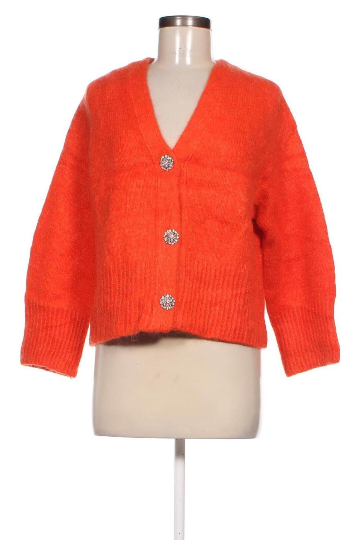 Cardigan de damă, Mărime M, Culoare Portocaliu, Preț 33,99 Lei