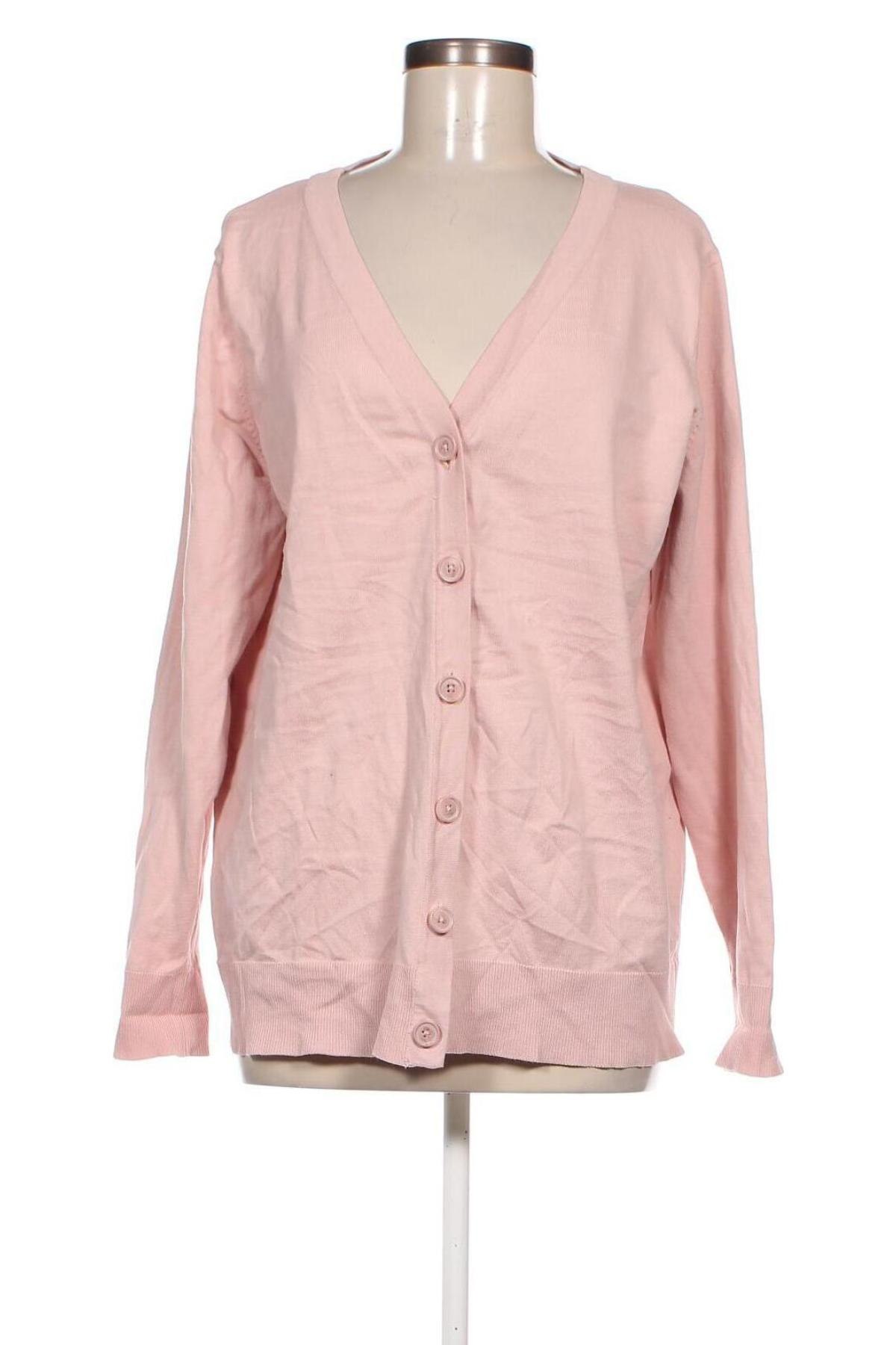 Damen Strickjacke C&A, Größe XL, Farbe Rosa, Preis 7,49 €