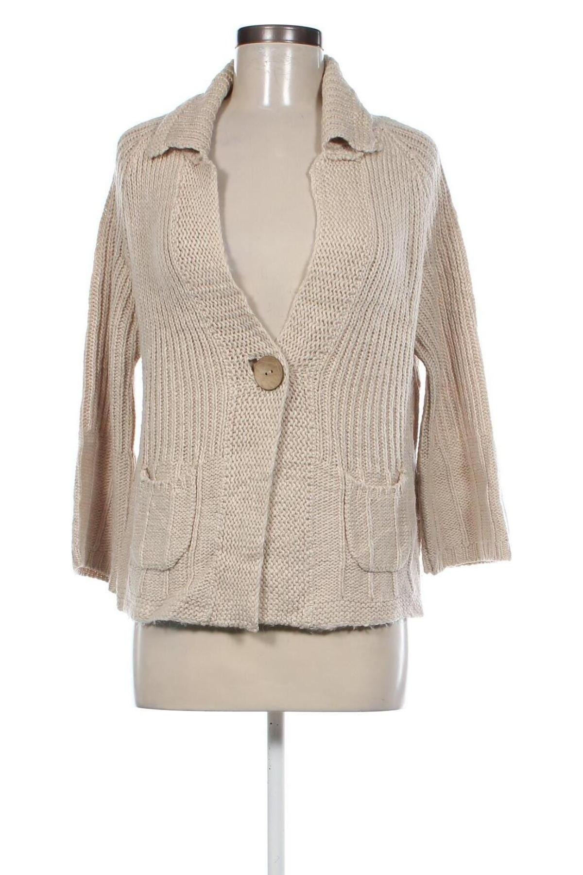 Damen Strickjacke Ccdk, Größe L, Farbe Beige, Preis € 7,99