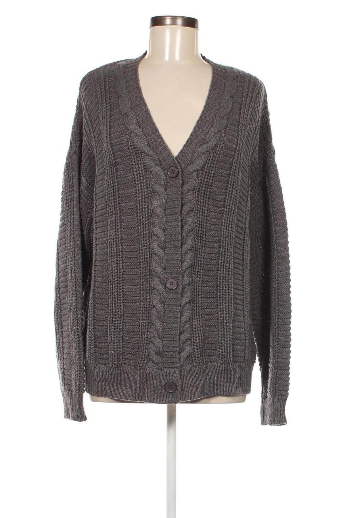 Cardigan de damă Choice, Mărime XL, Culoare Gri, Preț 42,99 Lei