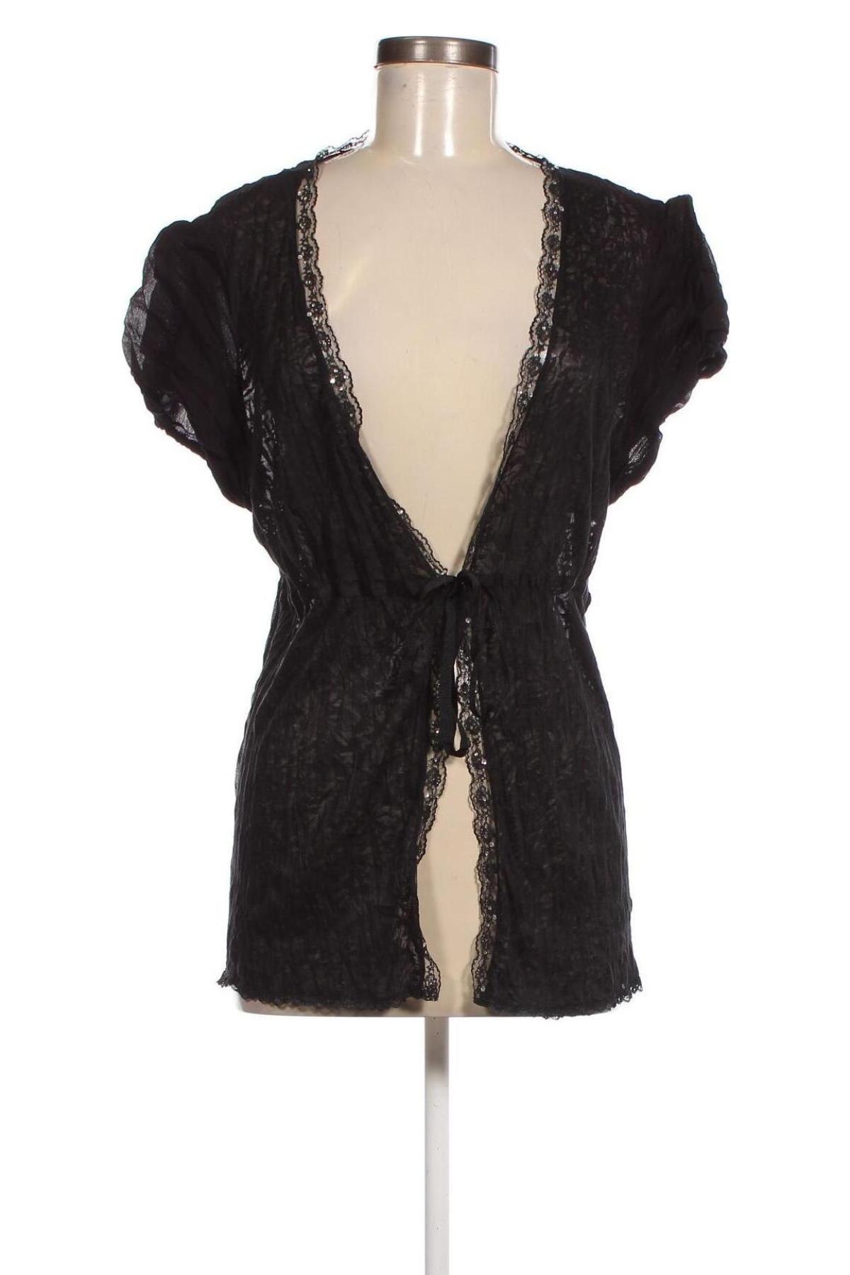 Cardigan de damă DNY, Mărime L, Culoare Negru, Preț 77,42 Lei