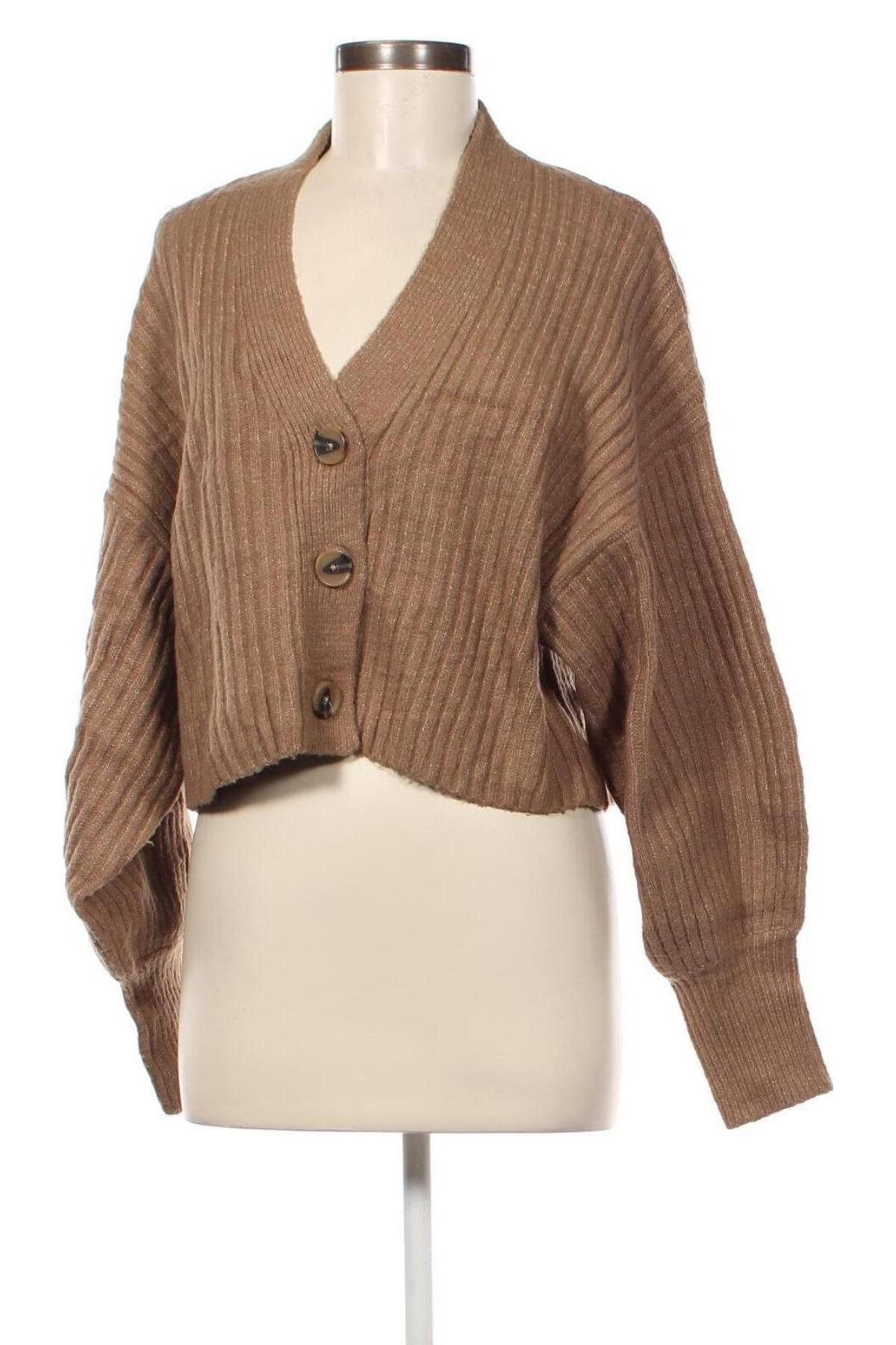 Cardigan de damă Gina Tricot, Mărime M, Culoare Maro, Preț 31,99 Lei