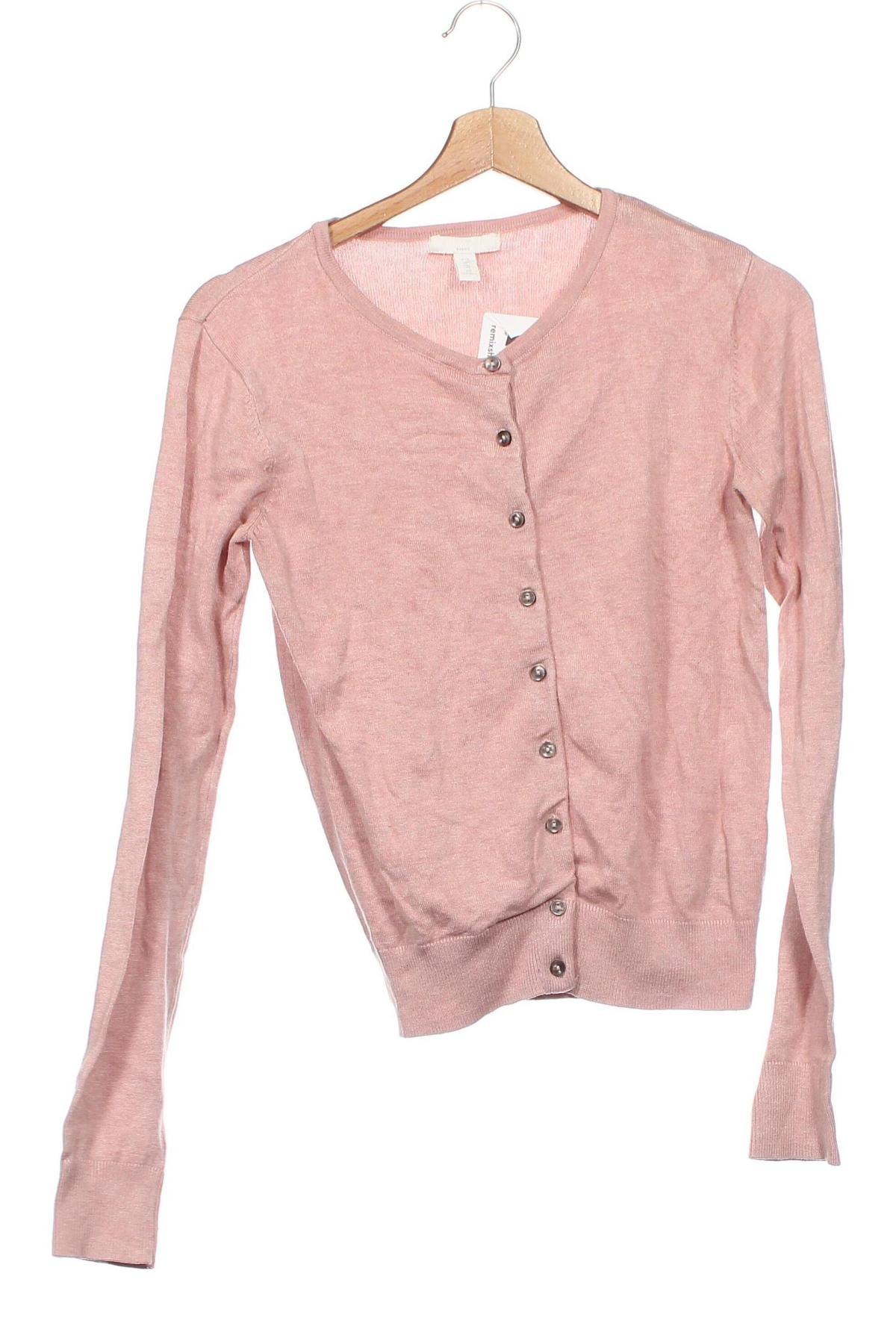 Damen Strickjacke H&M, Größe XS, Farbe Rosa, Preis € 6,99