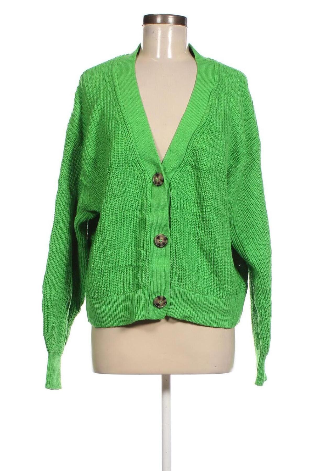 Damen Strickjacke H&M, Größe L, Farbe Grün, Preis € 6,49