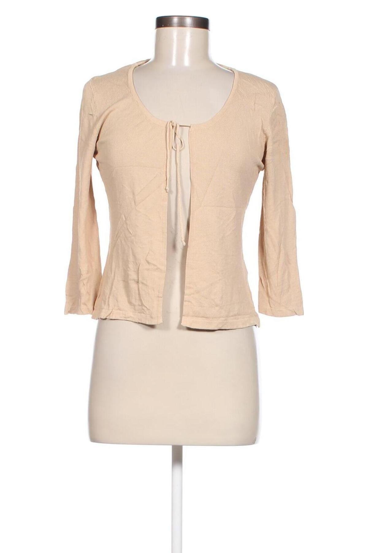 Damen Strickjacke Hennes, Größe S, Farbe Beige, Preis 3,49 €