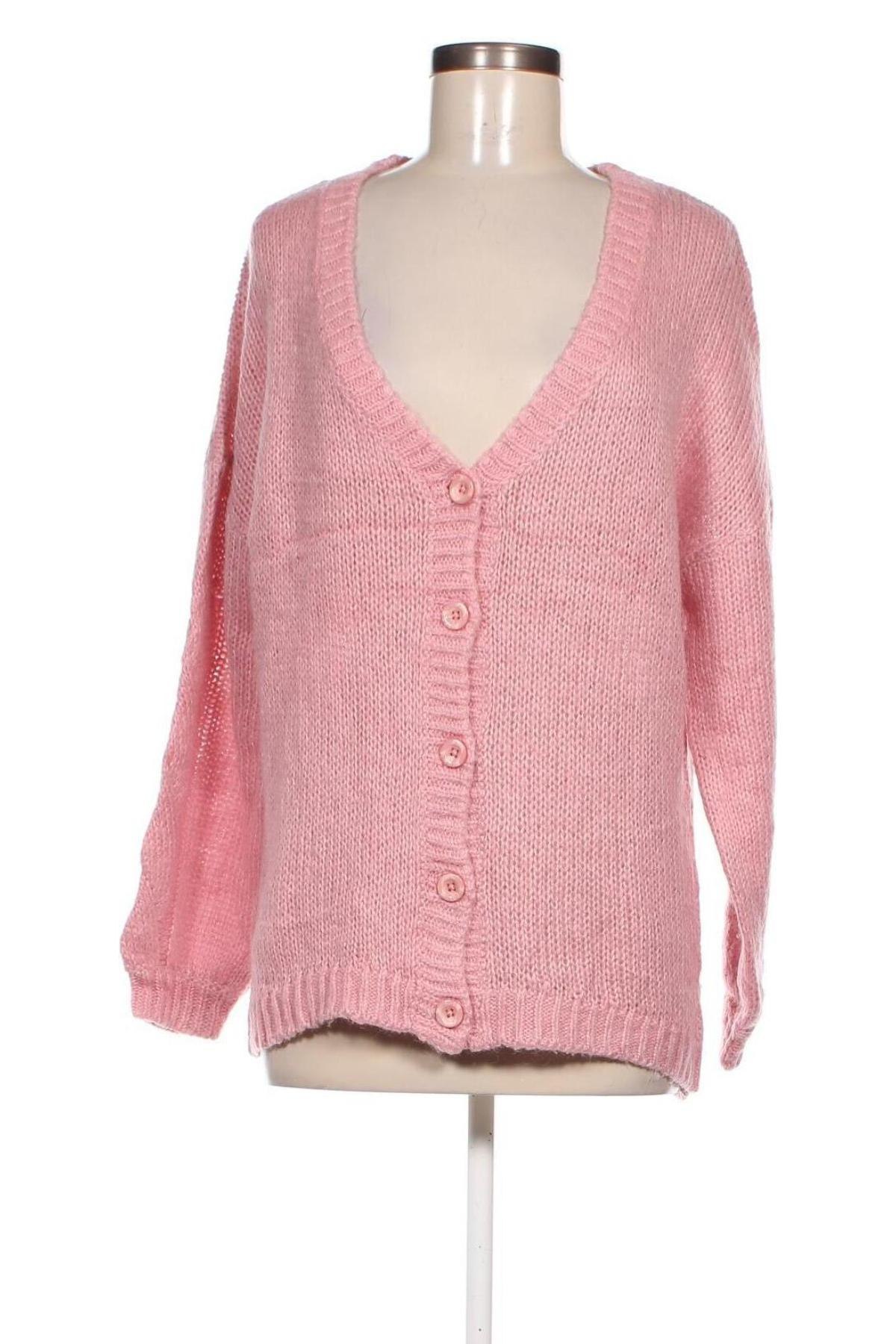 Cardigan de damă Louise, Mărime L, Culoare Roz, Preț 47,99 Lei