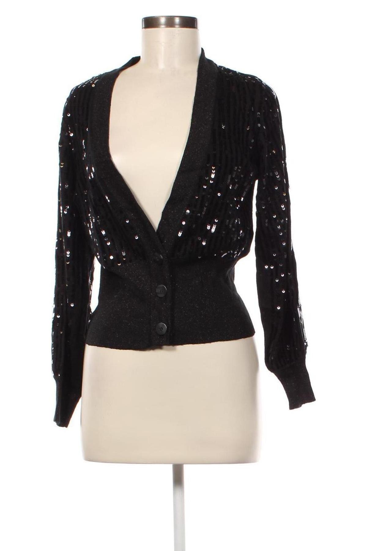 Cardigan de damă Nuna Lie, Mărime M, Culoare Negru, Preț 24,99 Lei