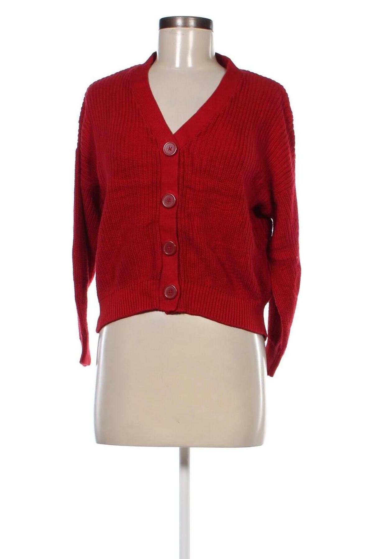 Damen Strickjacke Stradivarius, Größe S, Farbe Rot, Preis € 5,49