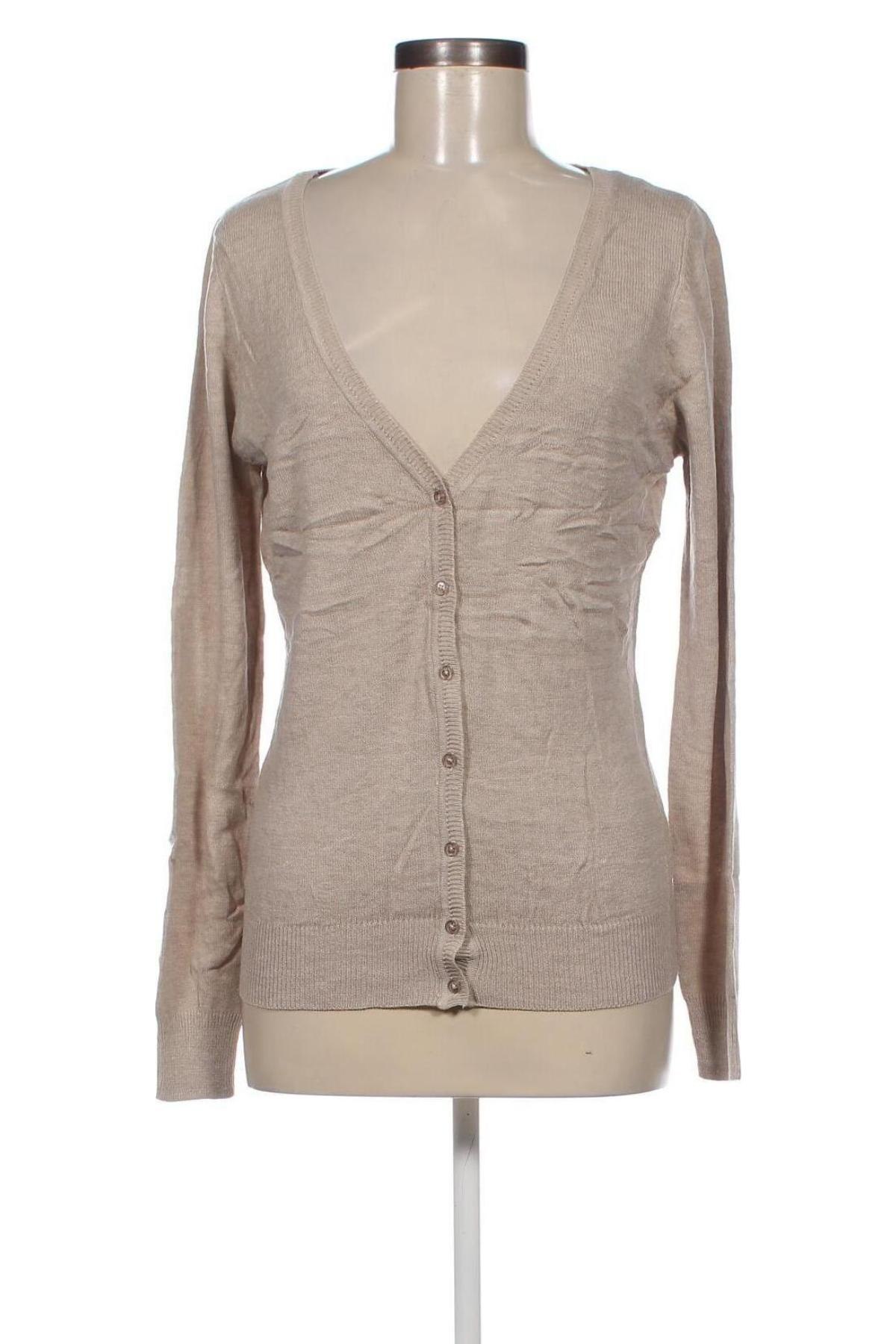 Damen Strickjacke Terranova, Größe L, Farbe Beige, Preis € 3,99