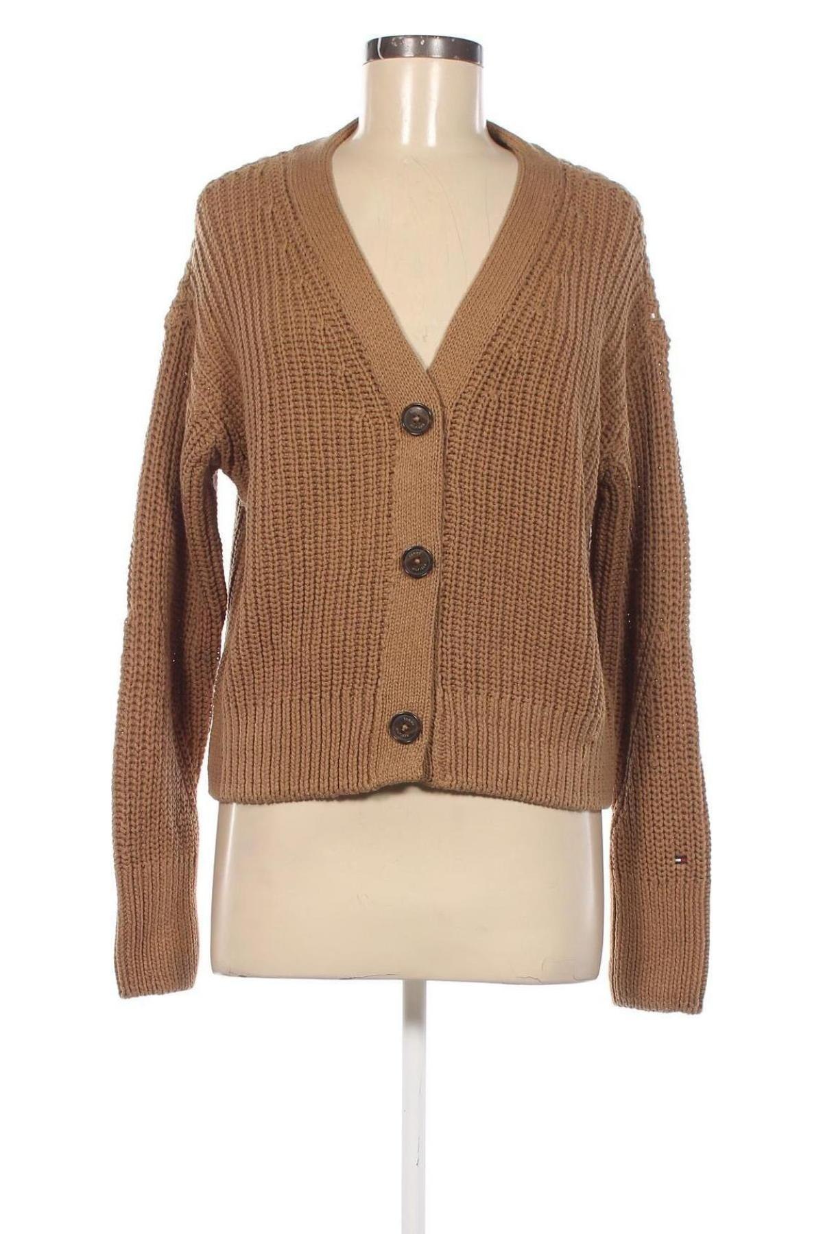 Cardigan de damă Tommy Hilfiger, Mărime XS, Culoare Maro, Preț 927,99 Lei