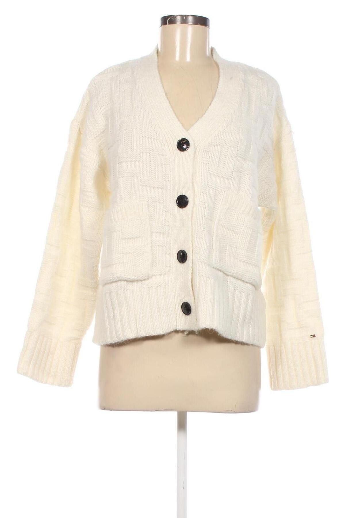 Cardigan de damă Tommy Hilfiger, Mărime S, Culoare Alb, Preț 927,99 Lei