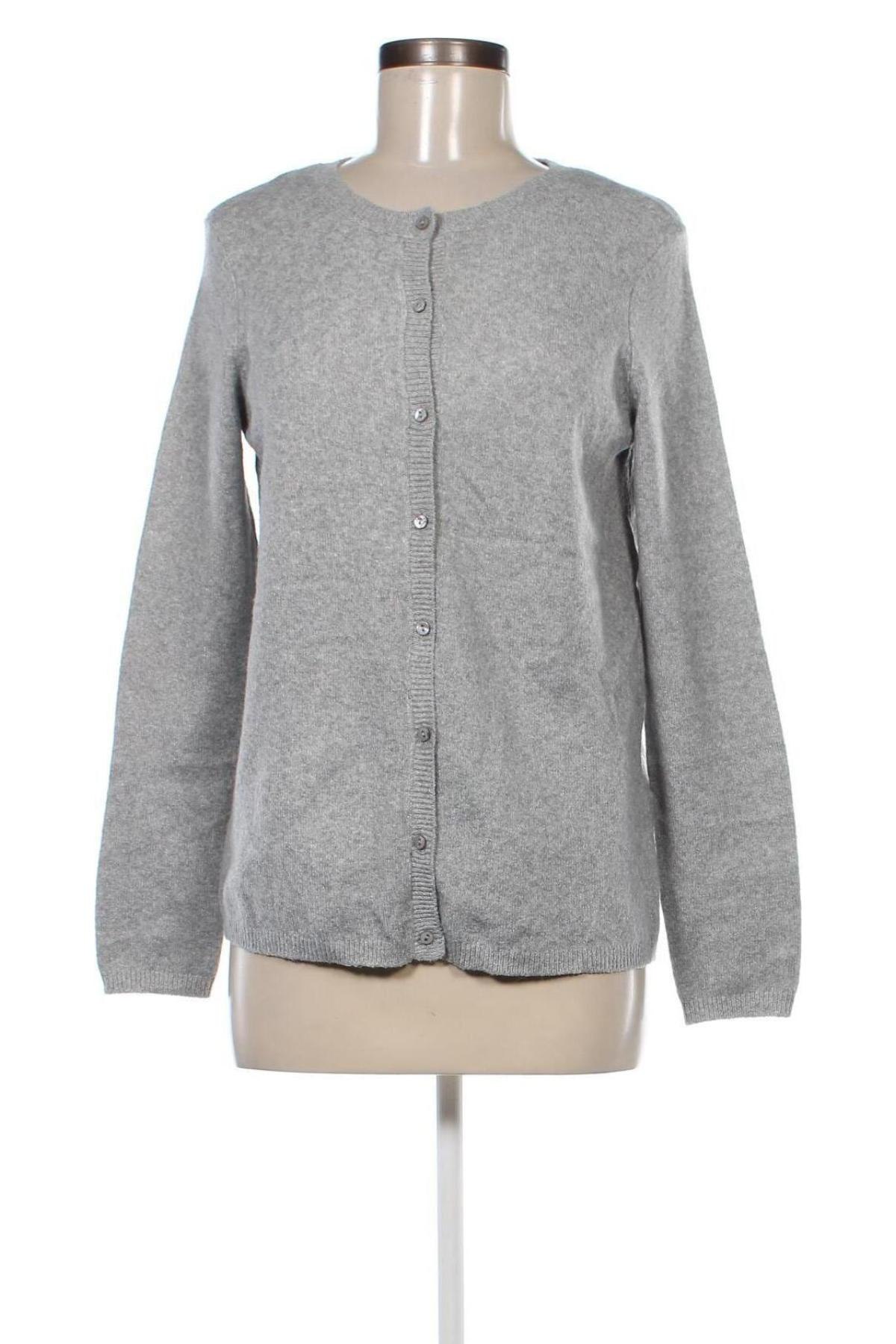 Damen Strickjacke Vero Moda, Größe M, Farbe Grau, Preis € 6,99