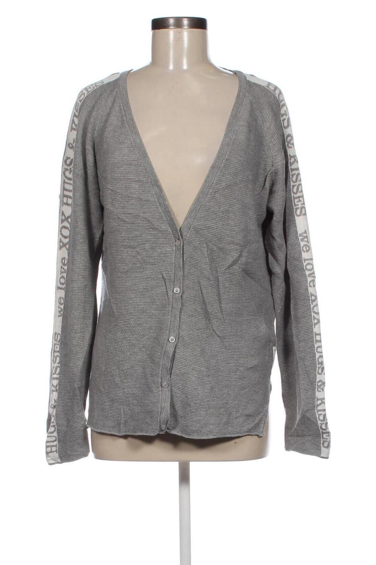 Damen Strickjacke XOX, Größe S, Farbe Grau, Preis € 3,49