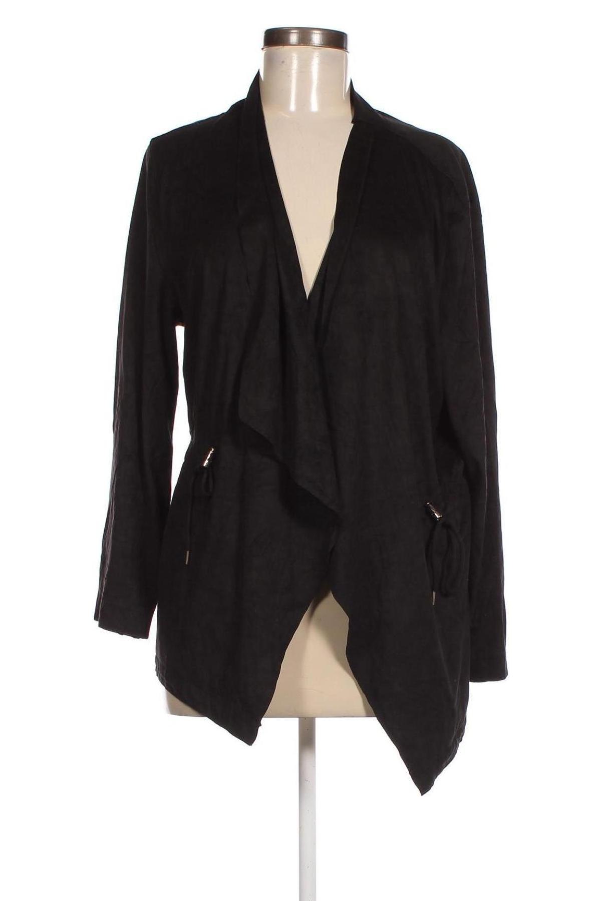 Cardigan de damă Zara, Mărime L, Culoare Negru, Preț 36,99 Lei