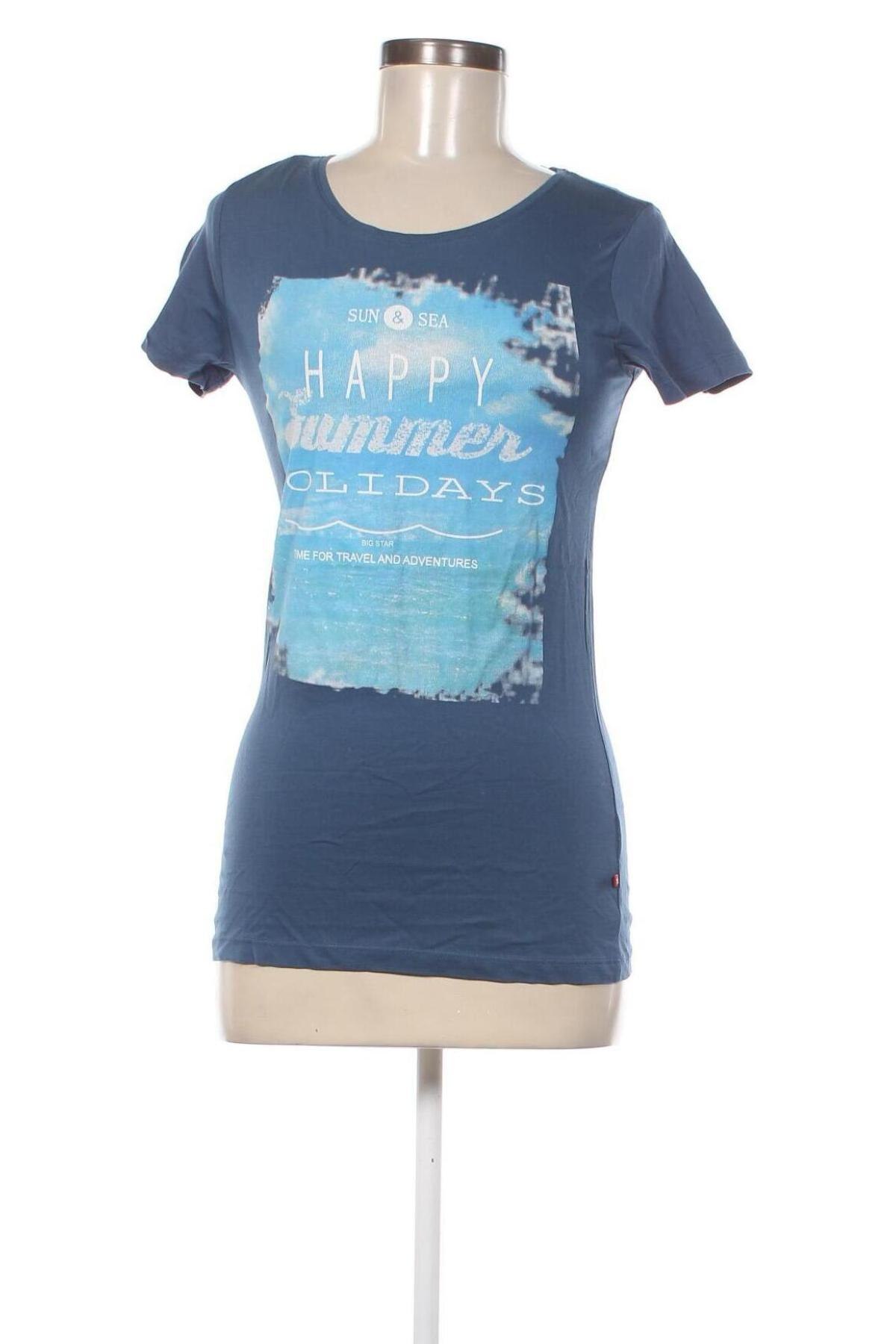 Damen T-Shirt Big Star, Größe M, Farbe Blau, Preis € 8,11