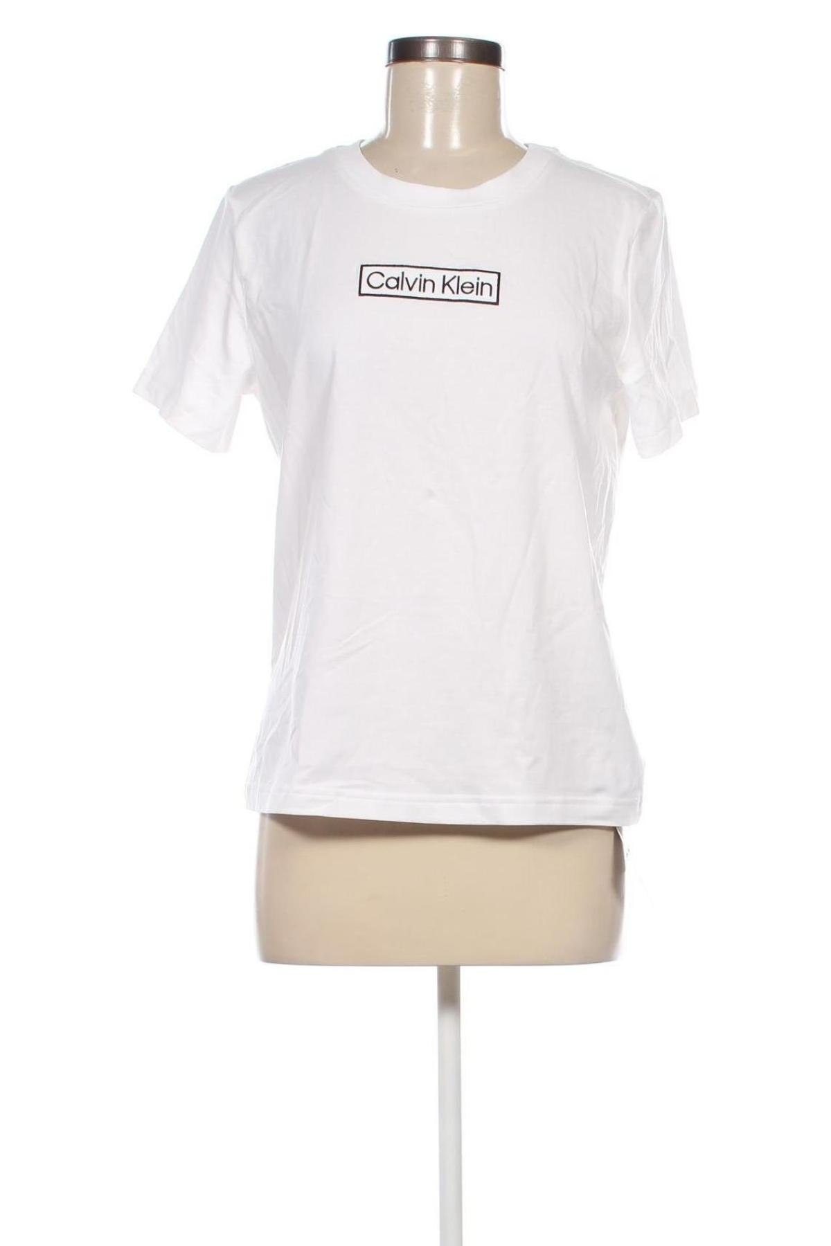 Damski T-shirt Calvin Klein, Rozmiar L, Kolor Biały, Cena 217,99 zł