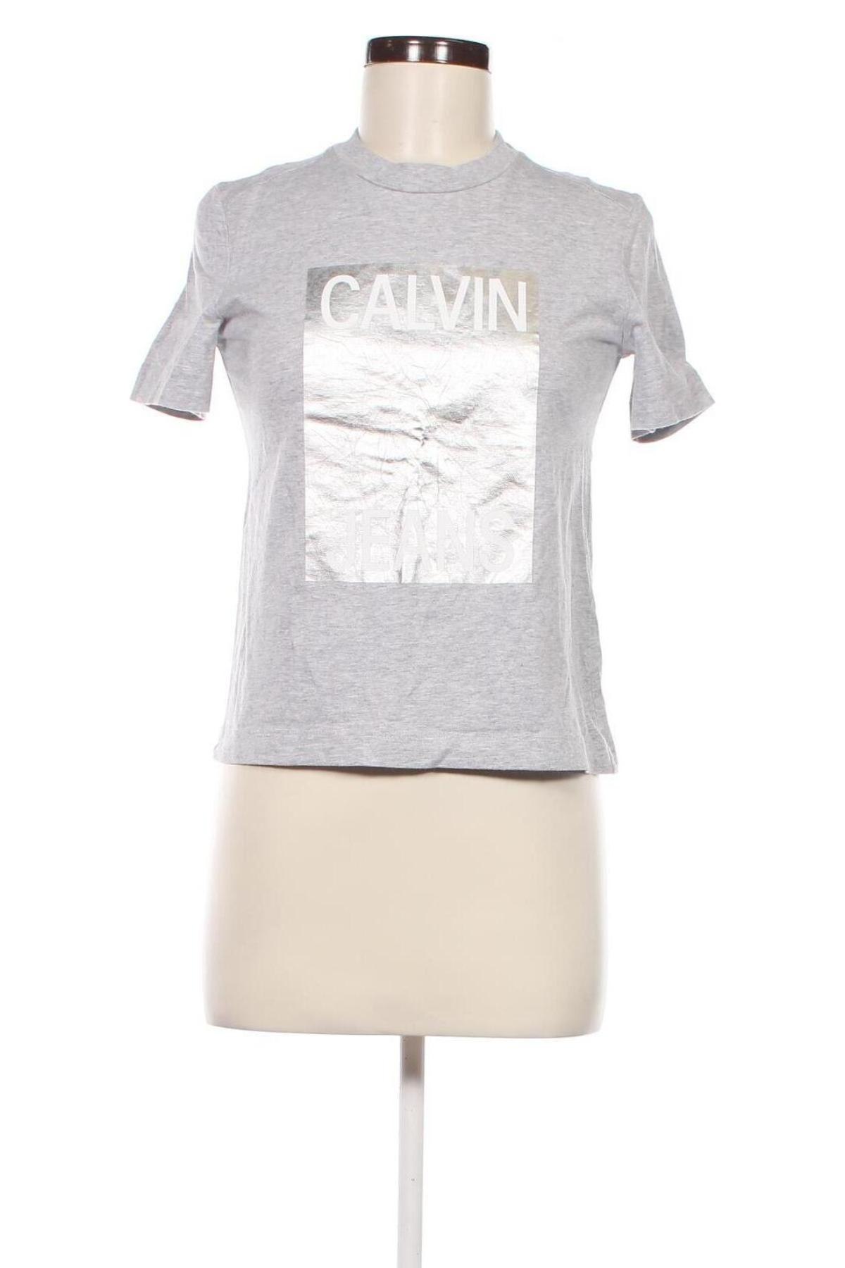 Dámske tričko Calvin Klein Jeans, Veľkosť XS, Farba Sivá, Cena  21,95 €