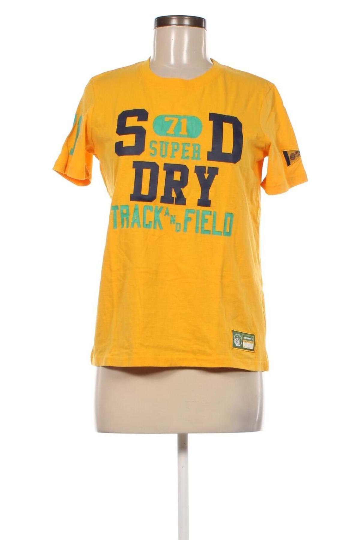 Damski T-shirt Superdry, Rozmiar S, Kolor Żółty, Cena 60,99 zł