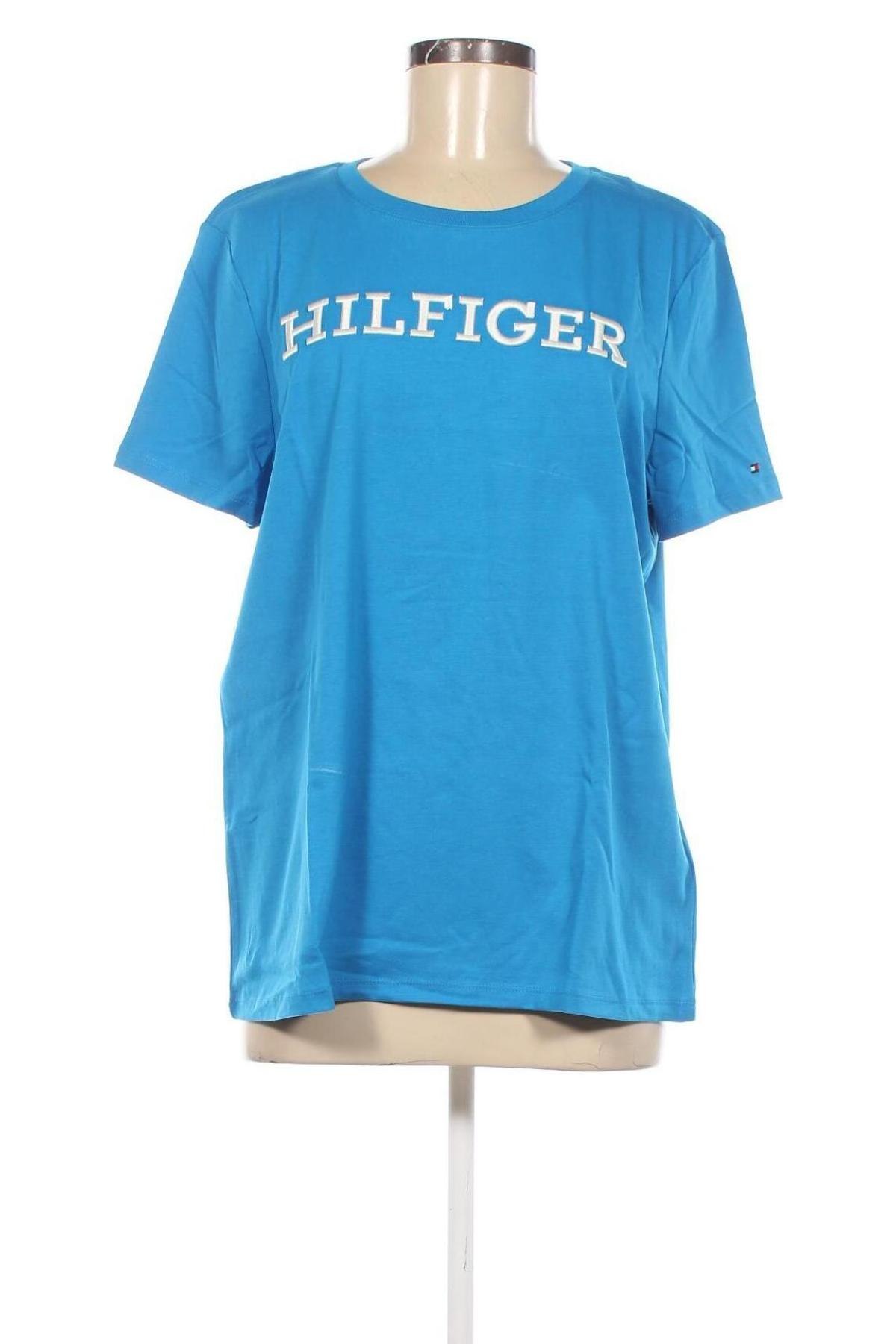 Damen T-Shirt Tommy Hilfiger, Größe XXL, Farbe Blau, Preis 57,29 €