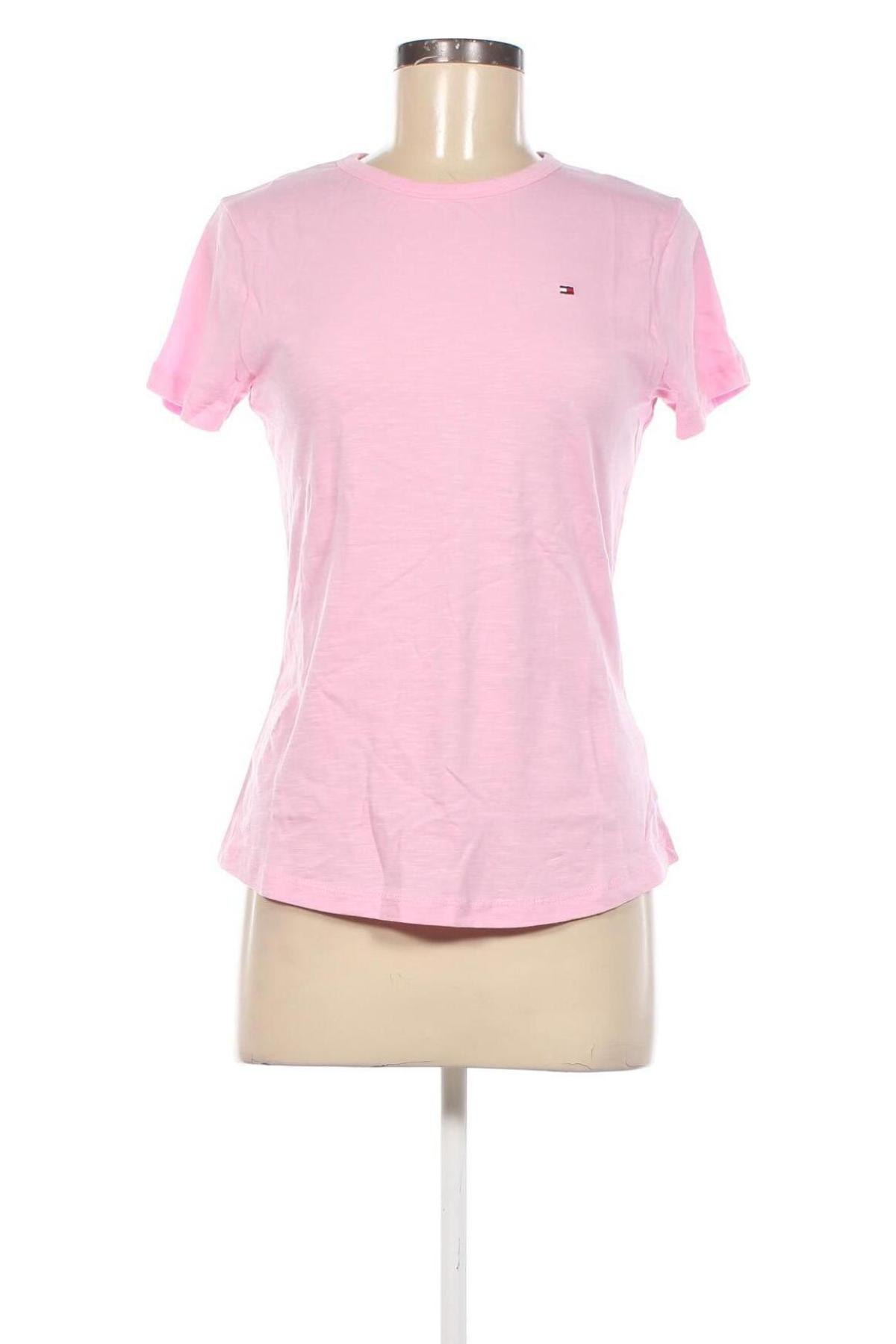 Γυναικείο t-shirt Tommy Hilfiger, Μέγεθος M, Χρώμα Ρόζ , Τιμή 24,99 €