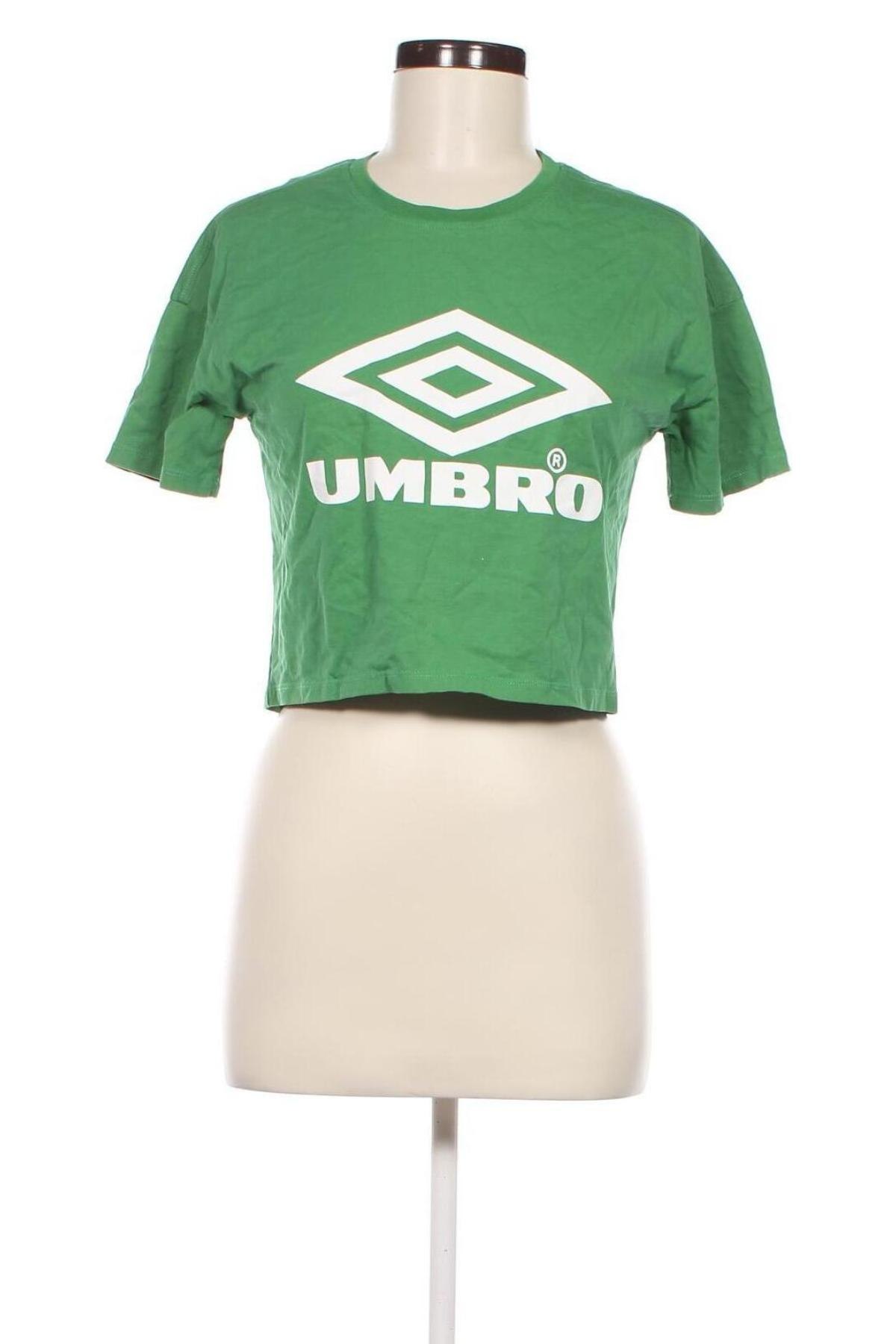 Γυναικείο t-shirt Umbro, Μέγεθος XS, Χρώμα Πράσινο, Τιμή 9,90 €