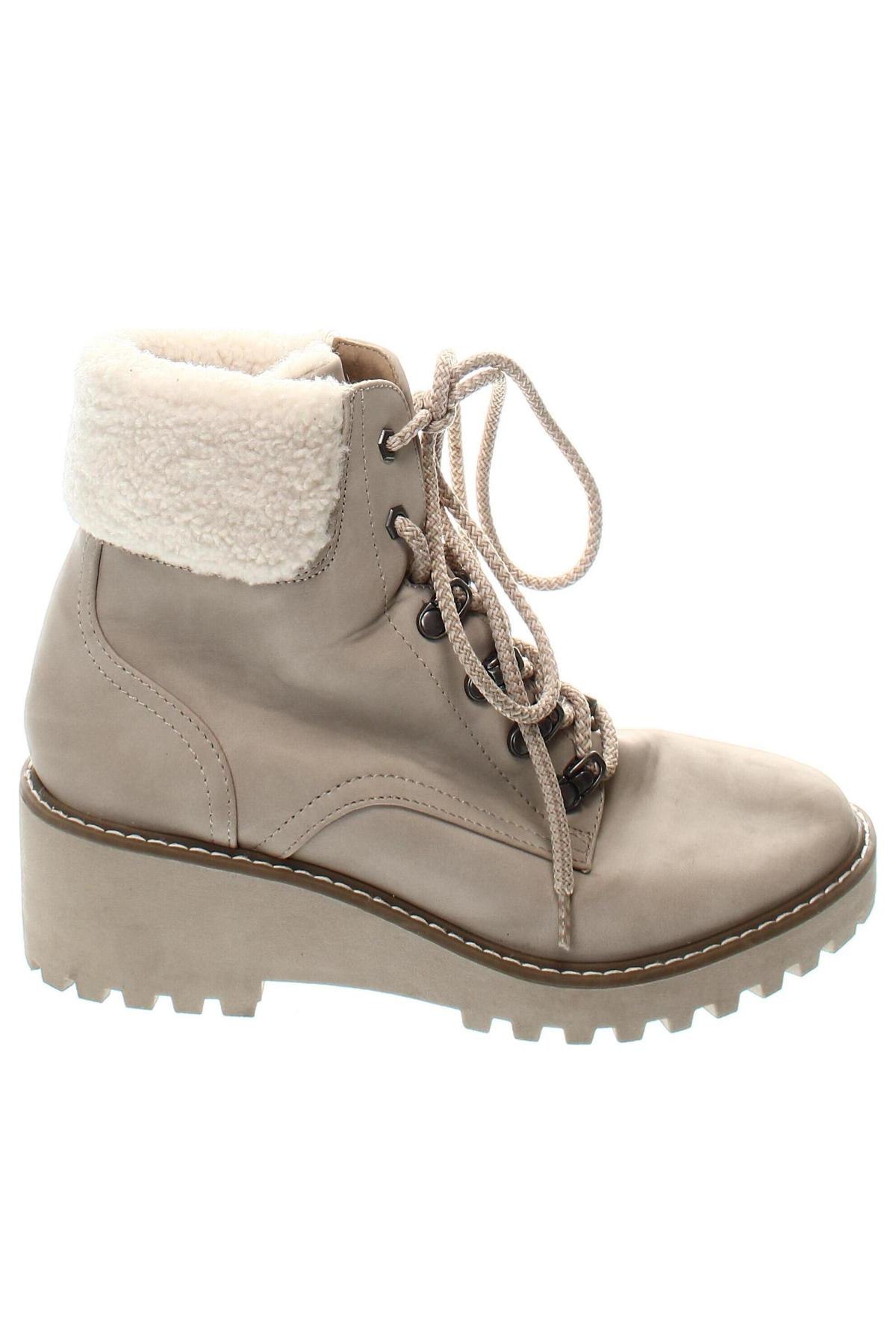 Damen Stiefeletten, Größe 39, Farbe Beige, Preis 17,99 €