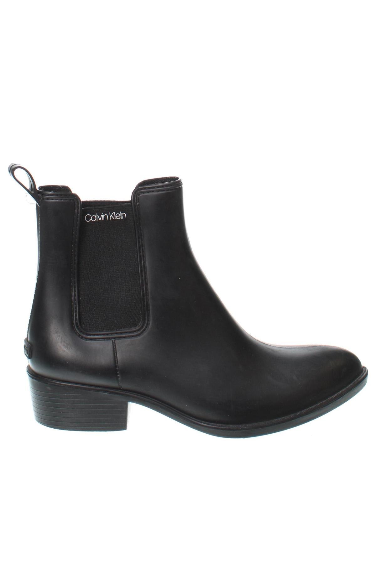 Damen Stiefeletten Calvin Klein, Größe 39, Farbe Schwarz, Preis 64,99 €