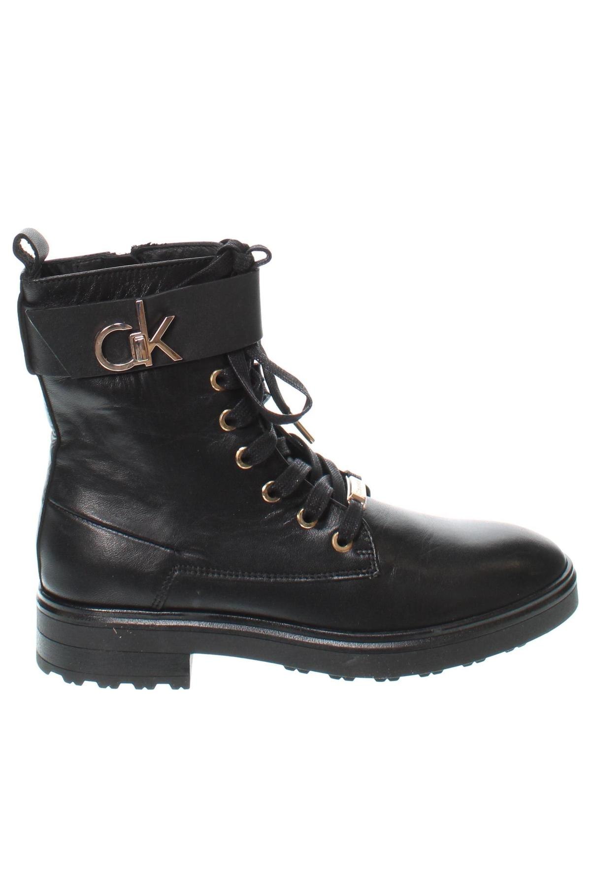 Botine de damă Calvin Klein, Mărime 36, Culoare Negru, Preț 1.032,99 Lei