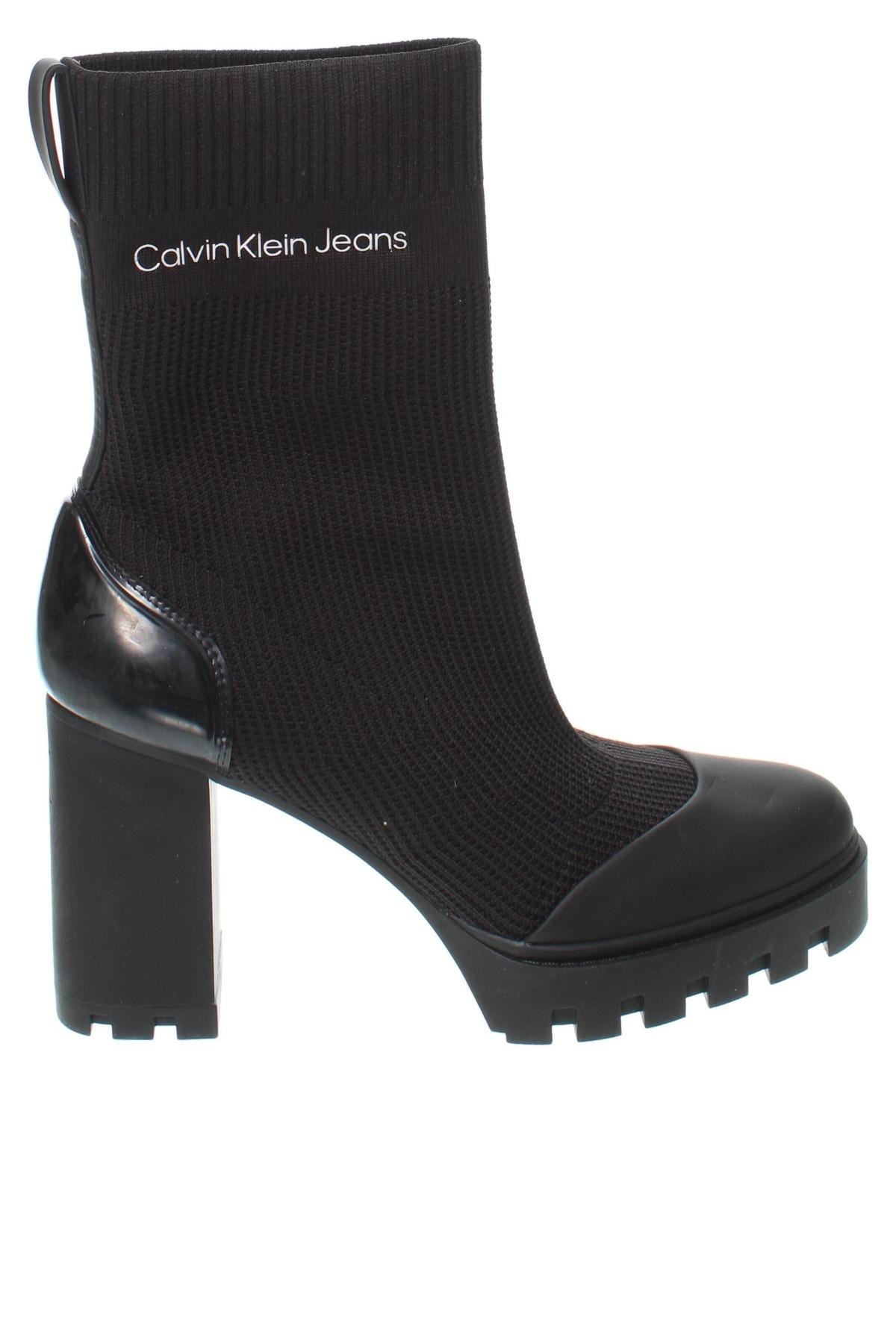 Botine de damă Calvin Klein Jeans, Mărime 39, Culoare Negru, Preț 377,99 Lei